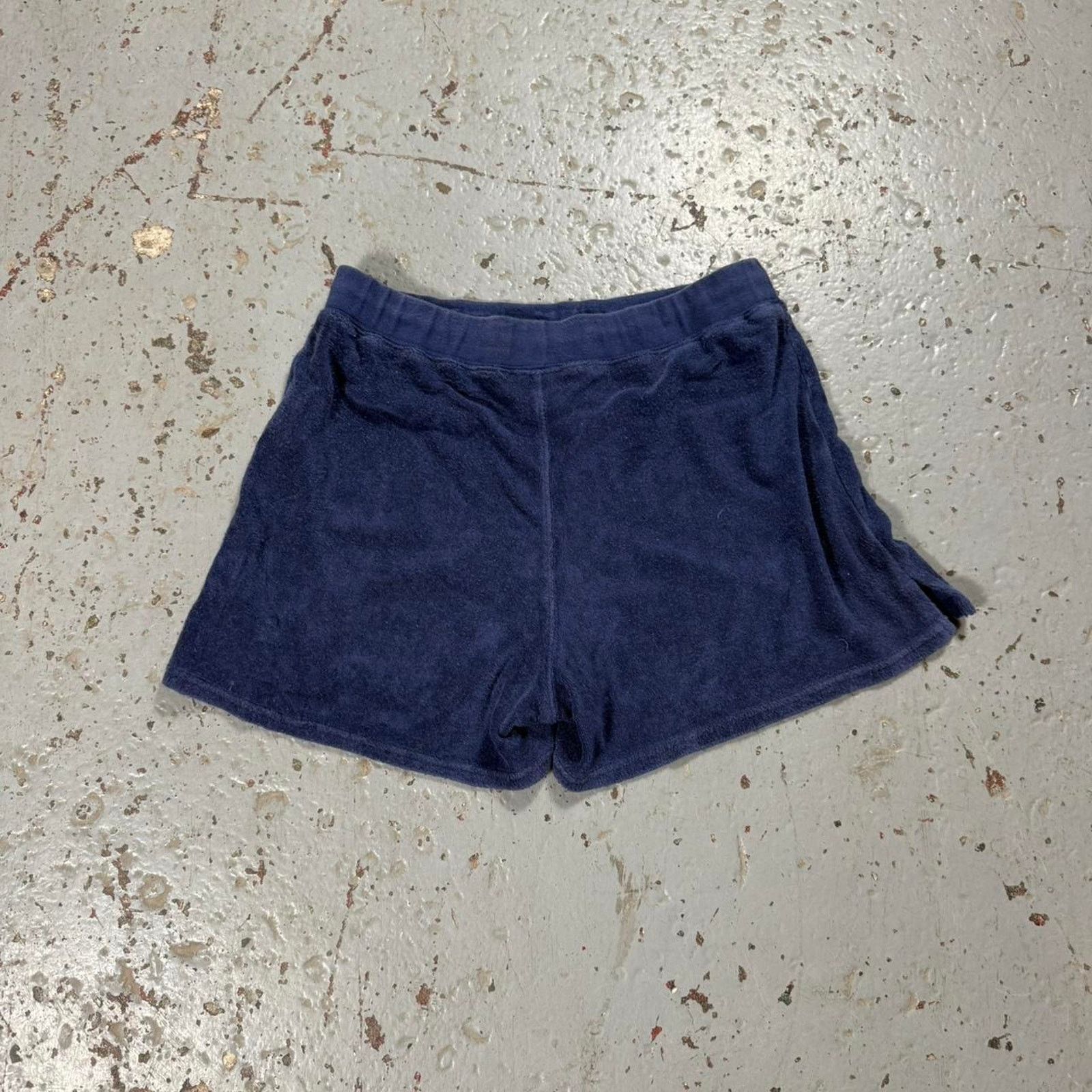 Nike Navy blue nike velvet shorts Size 26" / US 2 / IT 38 - 3 Thumbnail