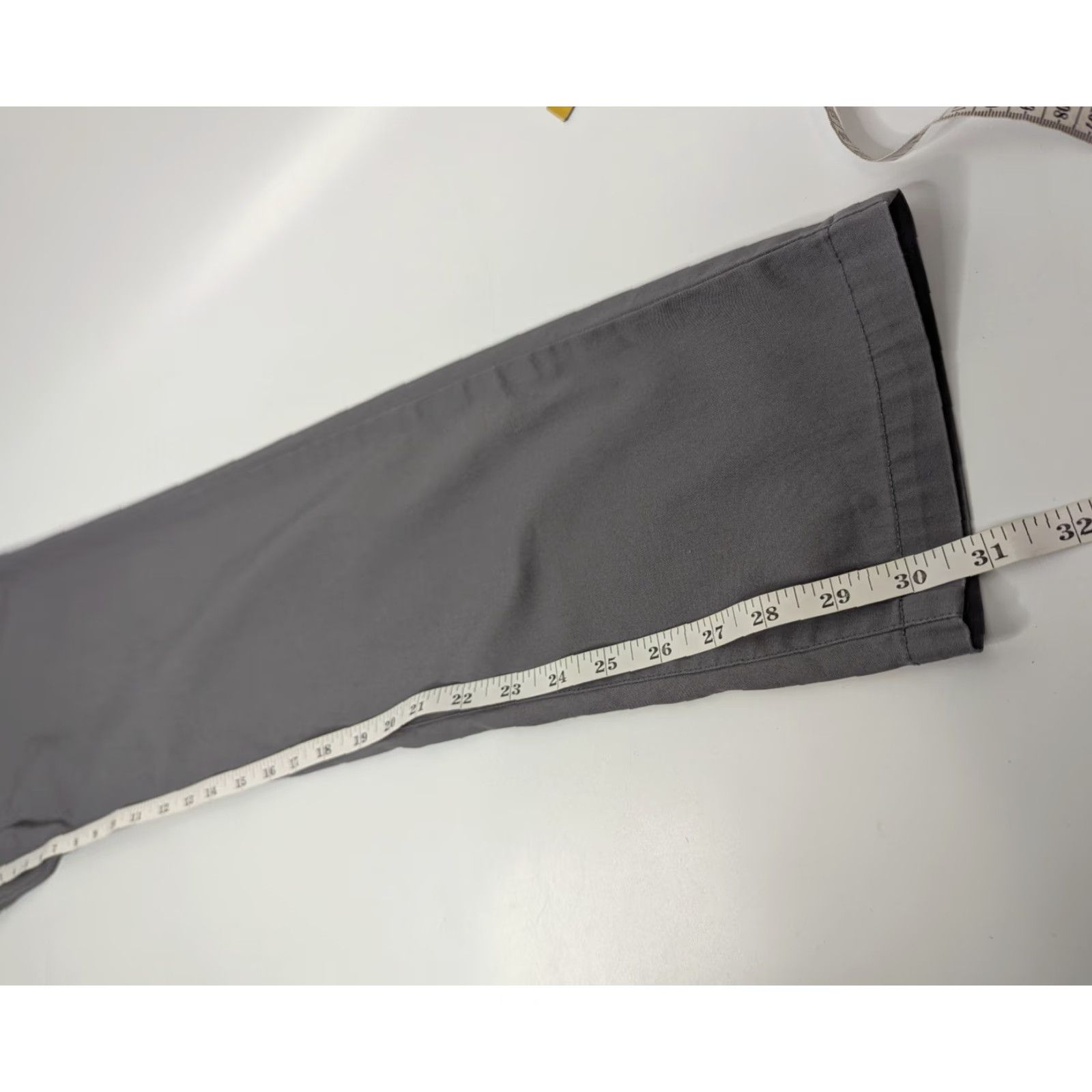 Vintage Birddogs Pants Lined Gray Stretch Men's 30x32 Chino Slim Casual Pockets Logo Zipper Button Size US 30 / EU 46 - 7 Thumbnail