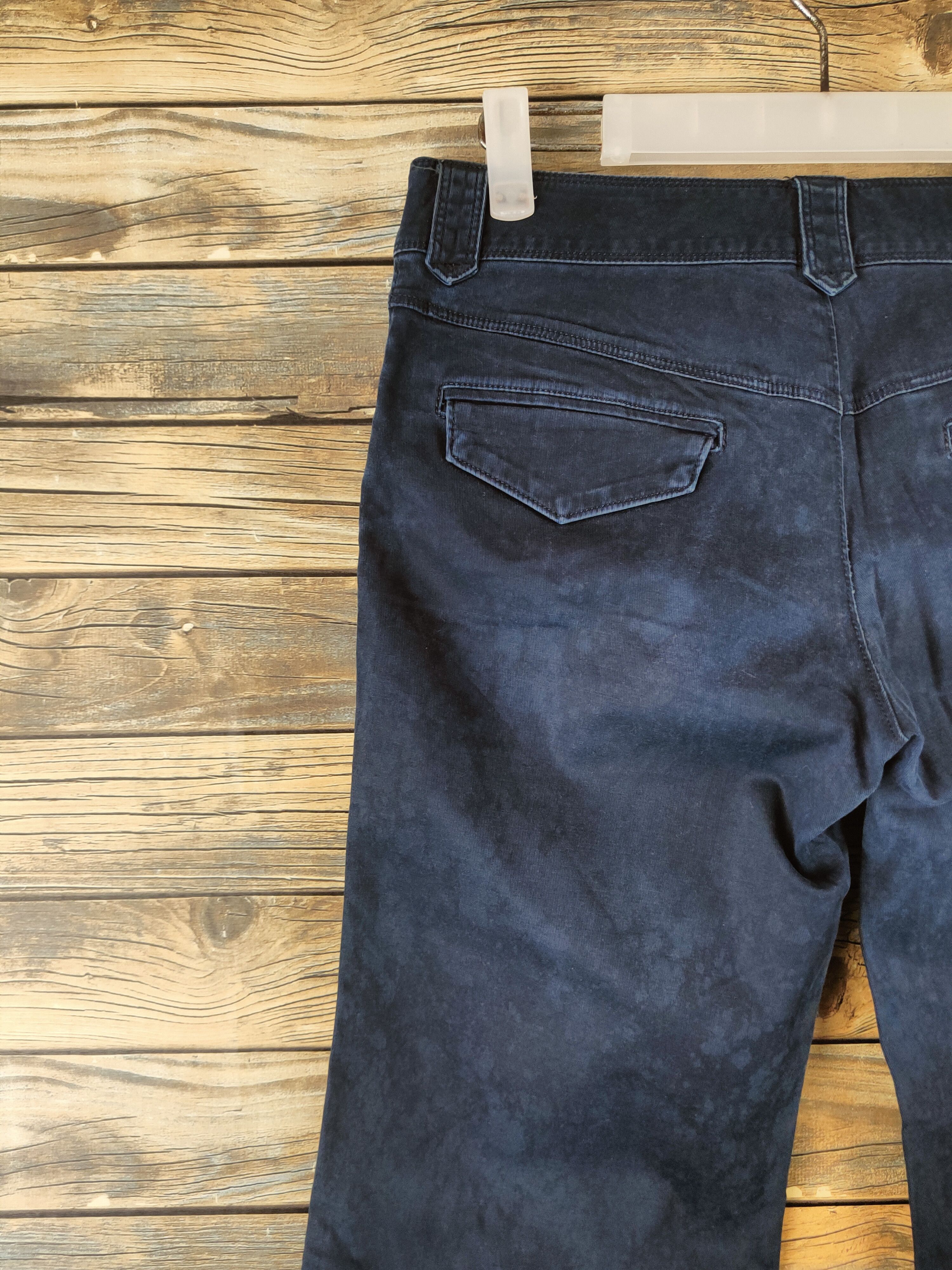 Japanese Brand DL Hemisphere Navy Multipocket Casual Pants #46-304 Size 26" / US 2 / IT 38 - 8 Thumbnail