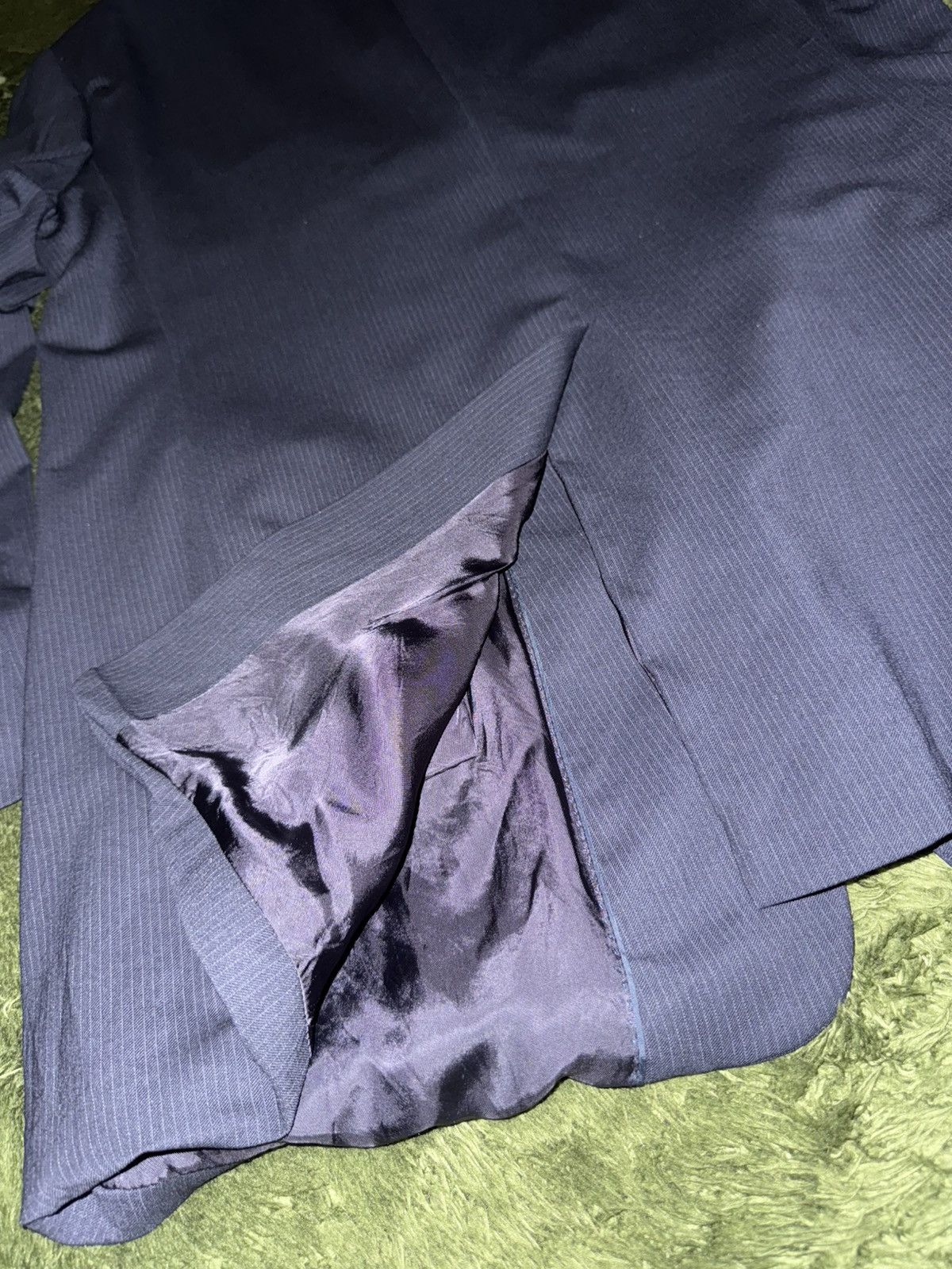 Brooks Brothers [44L] 00s Brooks Brothers 346 USA Loose Fit Blazer Navy Size 44L - 12 Thumbnail