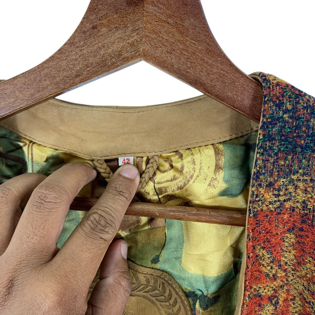 Designer × Leather × Vintage VINTAGE AMGE MADE IN SPAIN LEATHER VEST JACKET Size US M / EU 48-50 / 2 - 6 Thumbnail
