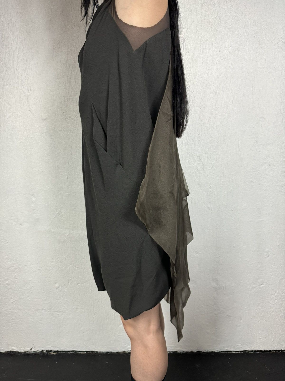 Rick Owens Rick Owen’s 08 Creatch Cape dress Size S / US 4 / IT 40 - 6 Thumbnail