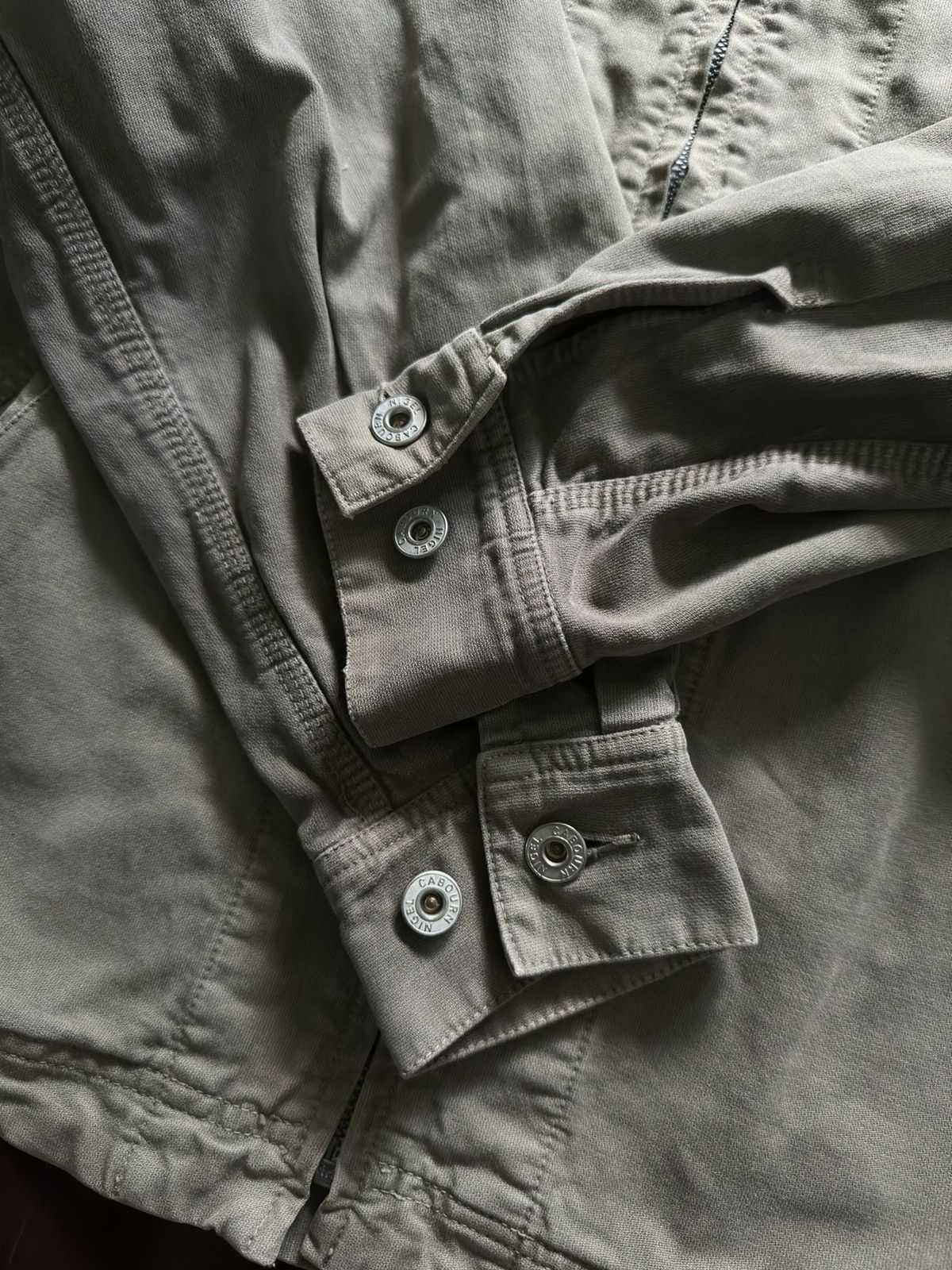 Nigel Cabourn 1980s Nigel Cabourn Chest Embroidery Work Jacket Size US L / EU 52-54 / 3 - 6 Thumbnail