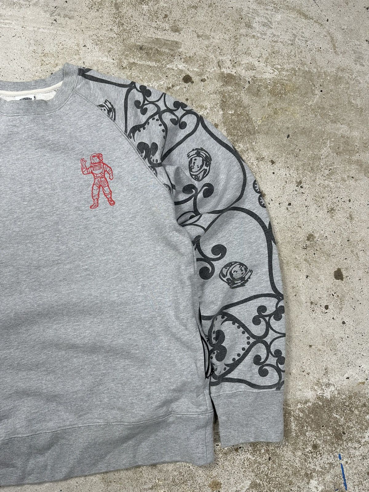 Billionaire Boys Club Billionaire Boys Club Grey Crewneck Multilogo Sweatshirt Size US M / EU 48-50 / 2 - 5 Thumbnail