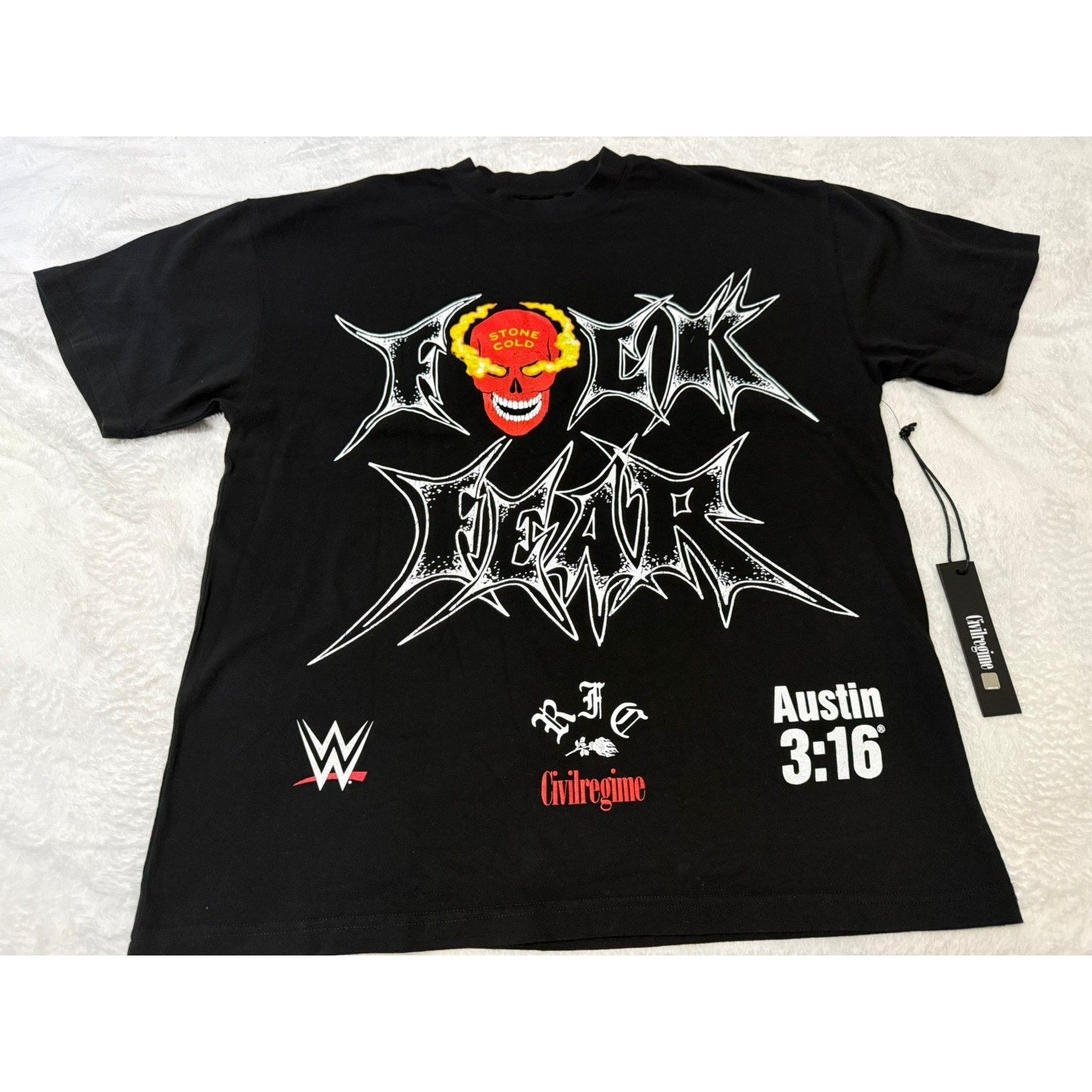 Civil Regime CIVIL REGIME X WWE “F*CK FEAR” STONE COLD 3:16 Medium Size US M / EU 48-50 / 2 - 1 Thumbnail