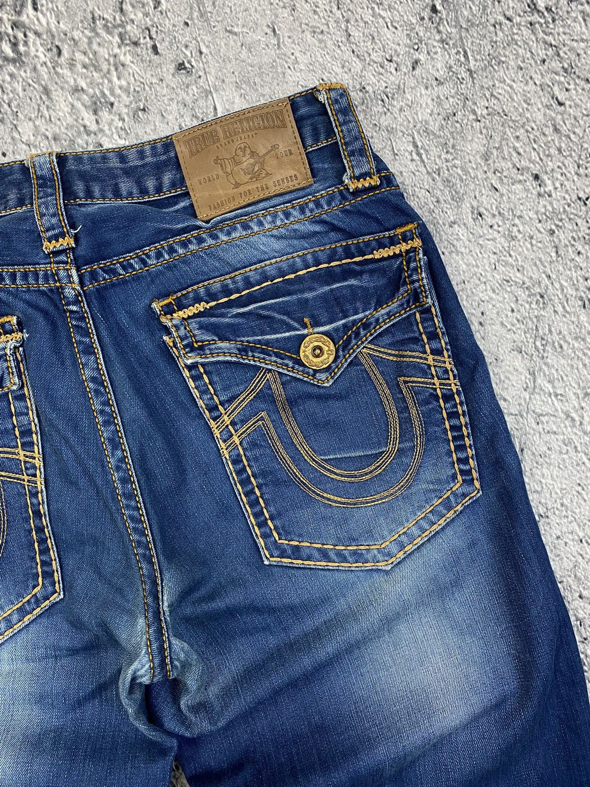 Japanese Brand × True Religion × Vintage True Religion Baggy Denim Pants Streetwear Size US 33 - 5 Thumbnail