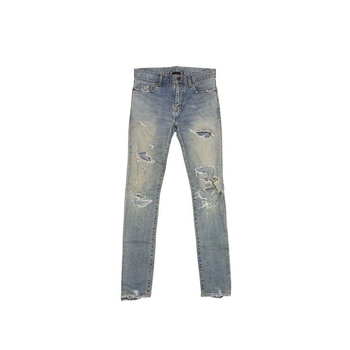 Saint Laurent Paris SAINT LAURENT PARIS FW15 CRASH D02 DENIM Size US 29 - 1 Thumbnail