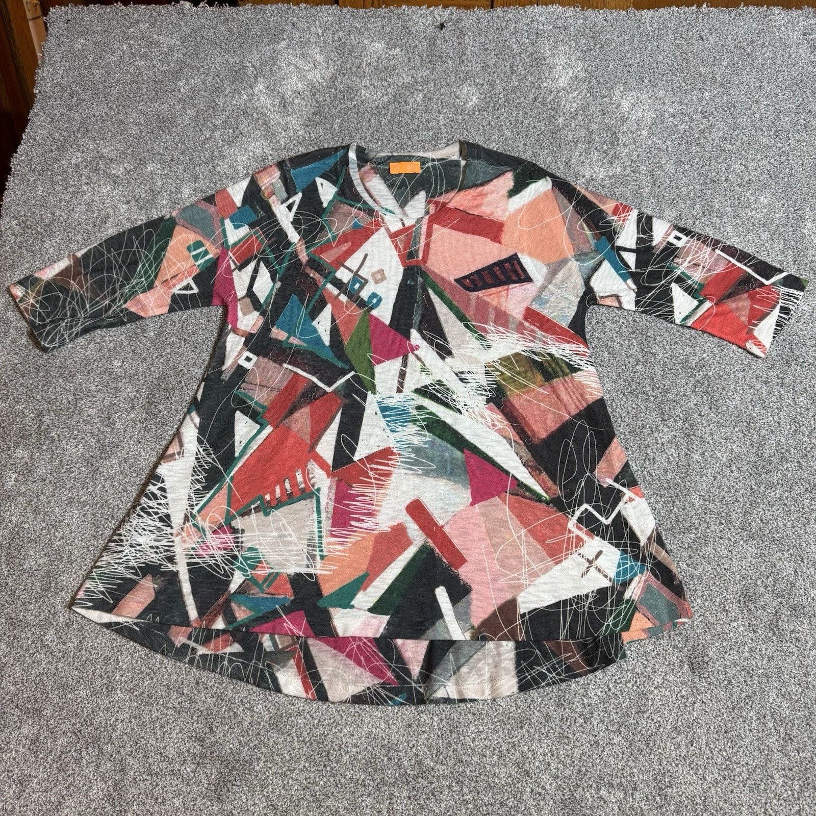 Other Lagenlook Tunic Top Women M Artsy Maximalist Avant-Garde Size M / US 6-8 / IT 42-44 - 1 Thumbnail