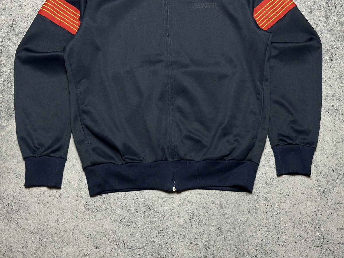 Adidas Vintage Adidas 80s Ventex Track Jacket Bomber Navy Blue Size US M / EU 48-50 / 2 - 3 Thumbnail