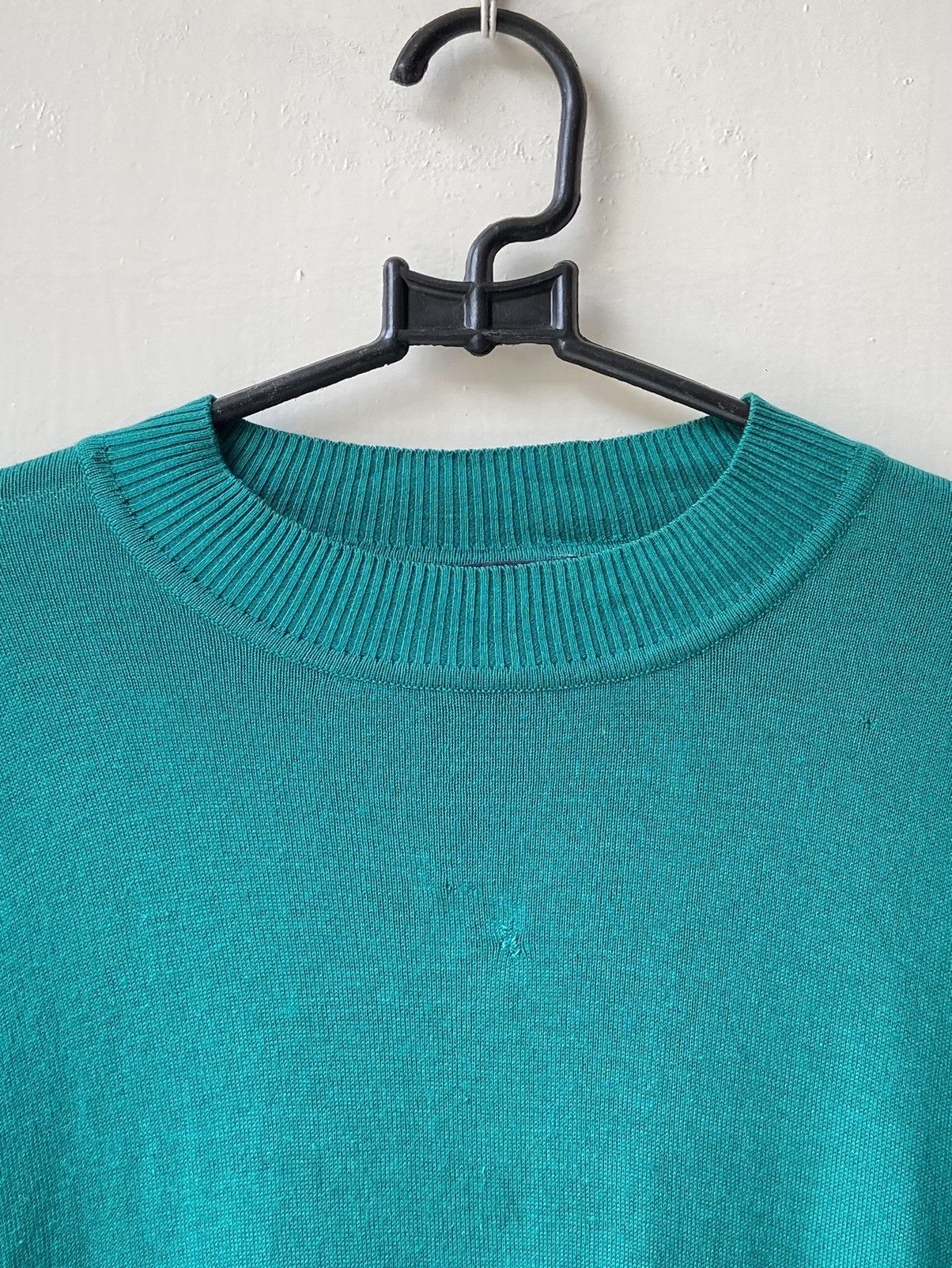 Band Tees × Designer × Japanese Brand BJORK Green Knit Sweater Size US XS / EU 42 / 0 - 4 Thumbnail
