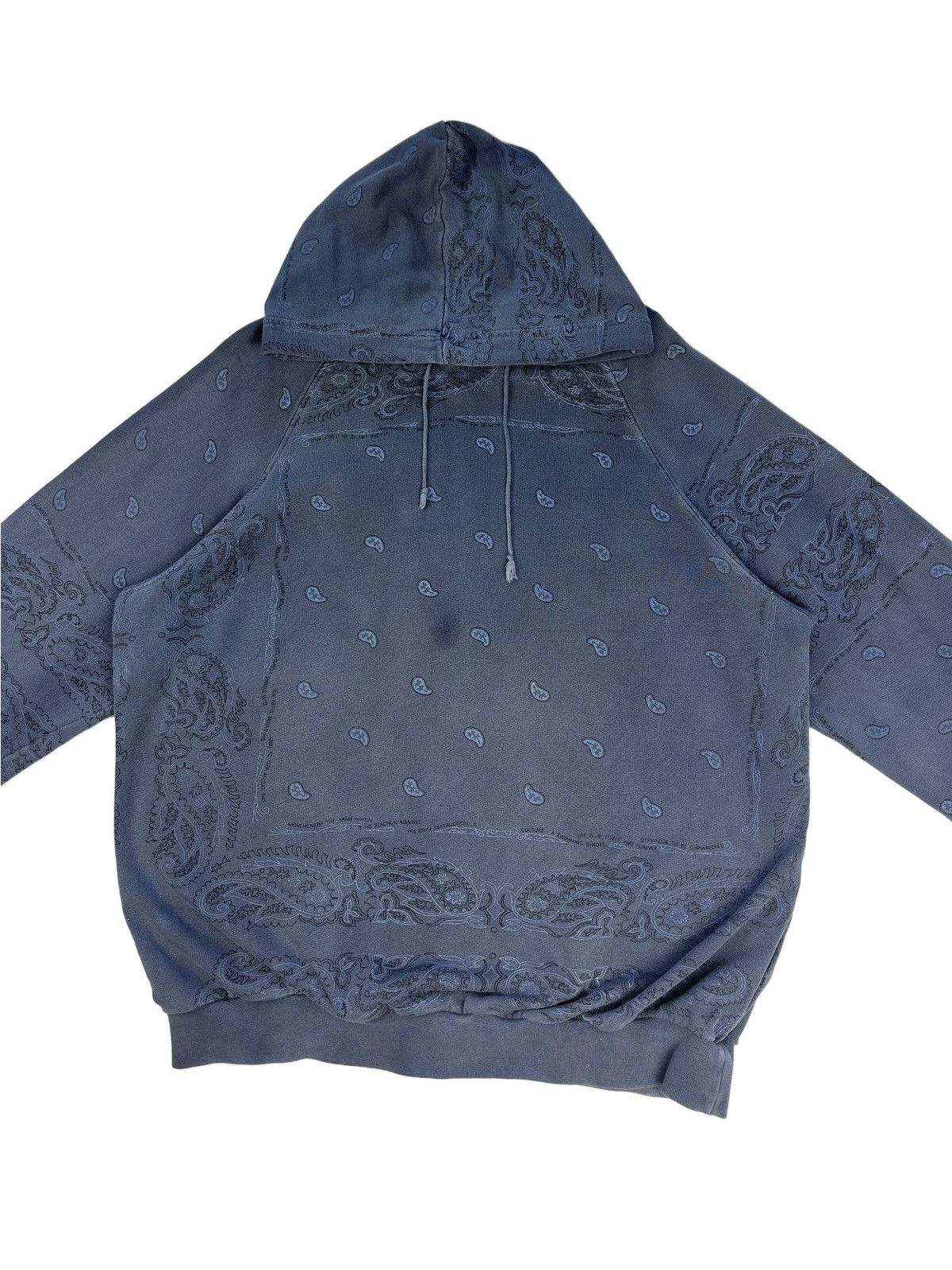 Raf Simons AW04 Waves Paisley Hoodie Size US S / EU 44-46 / 1 - 2 Thumbnail