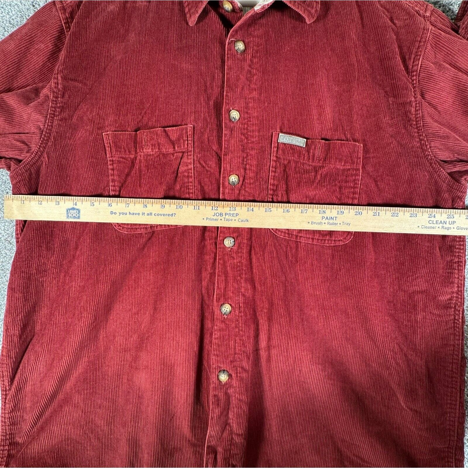 Izod Izod Heavy Corduroy Shirt Mens XL Flannel Lined Vintage 90s Size US XL / EU 56 / 4 - 10 Thumbnail