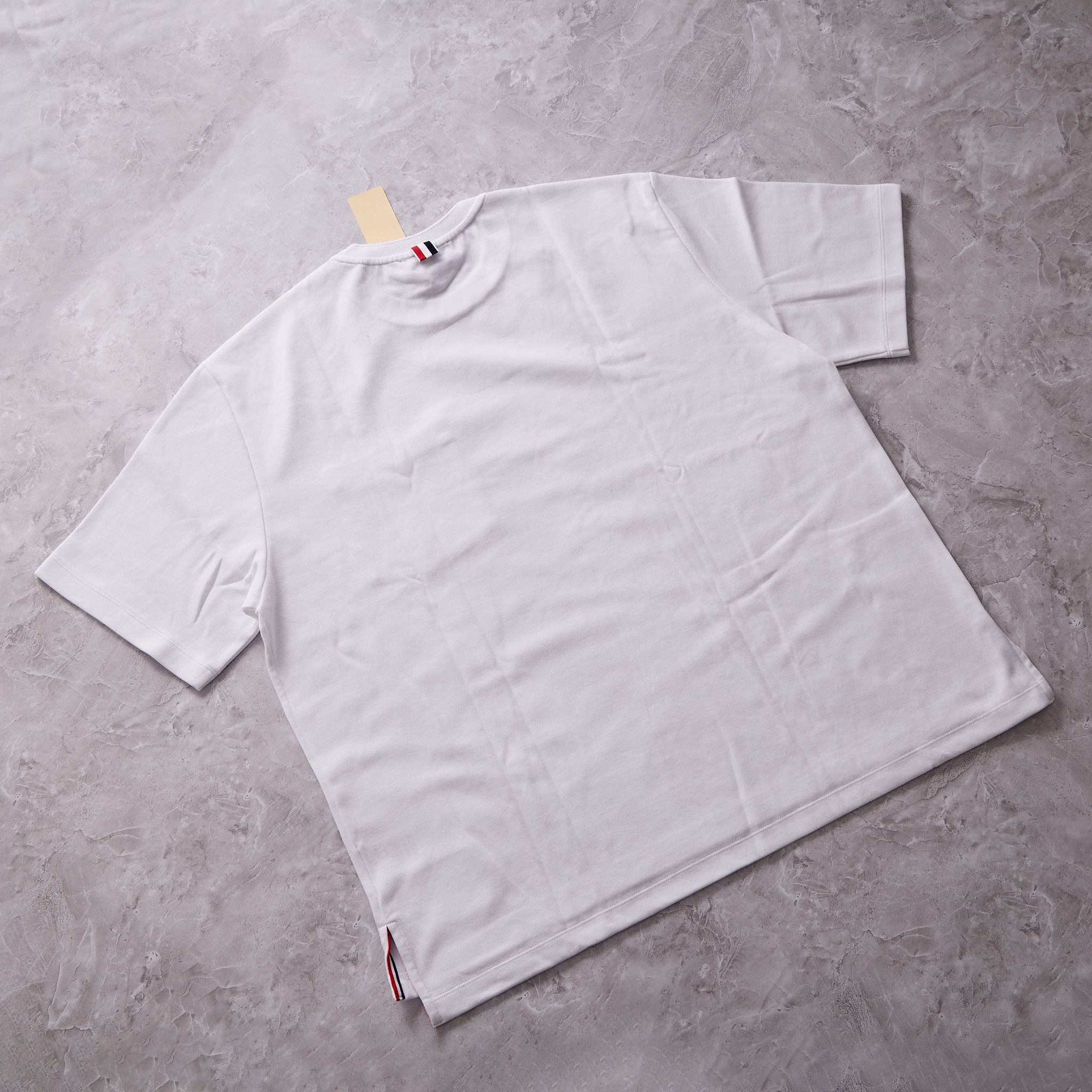 Thom Browne THOM BROWNE Pocket Crew Neck Tee WHITE Size US XL / EU 56 / 4 - 13 Thumbnail