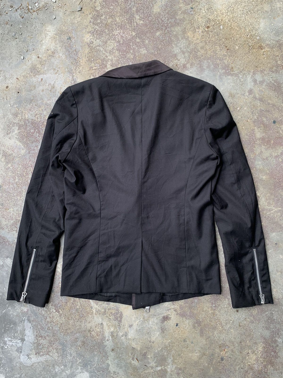 Civarize Zipper Slim Fit Blazer