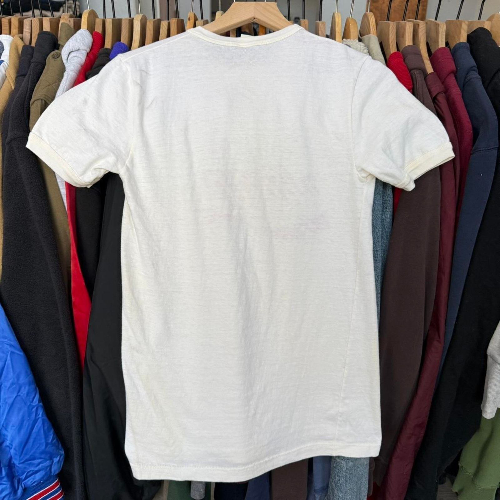 Other Vintage 70s or 80s Hebrew Drink Coca-Cola Ringer T-Shirt Size US S / EU 44-46 / 1 - 6 Thumbnail
