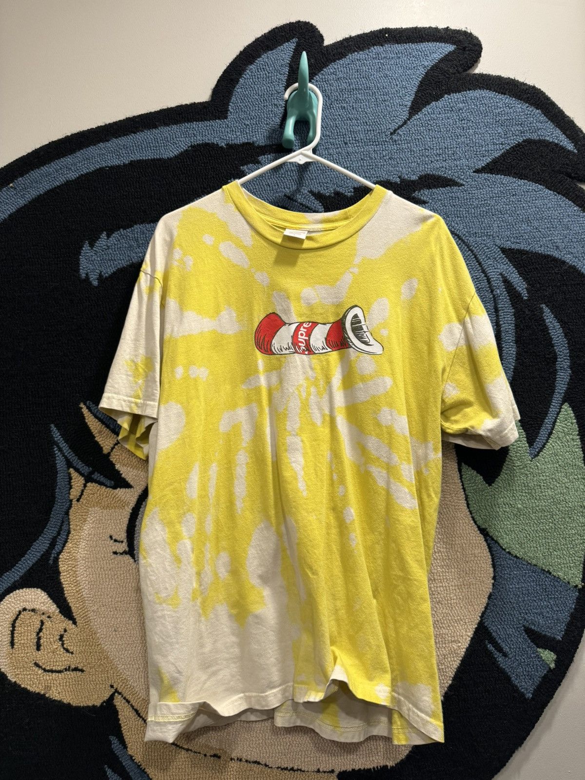 Supreme Cat In The Hat Custom Dyed Tee Tops