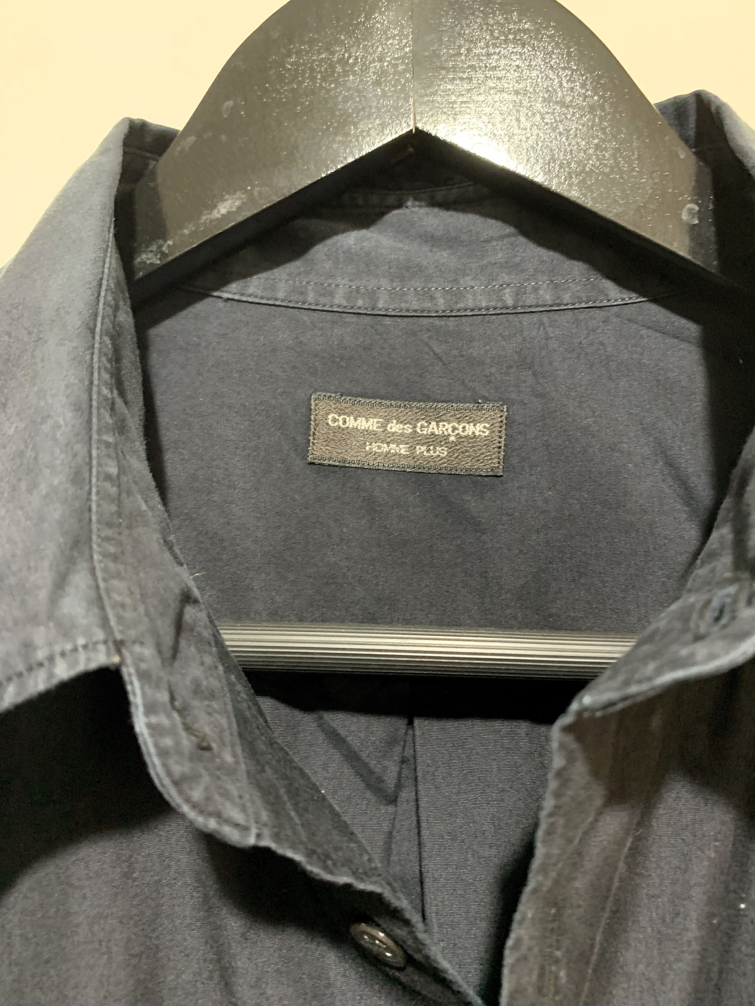Comme des Garcons Homme Plus Black Shirt Size US L / EU 52-54 / 3 - 3 Thumbnail