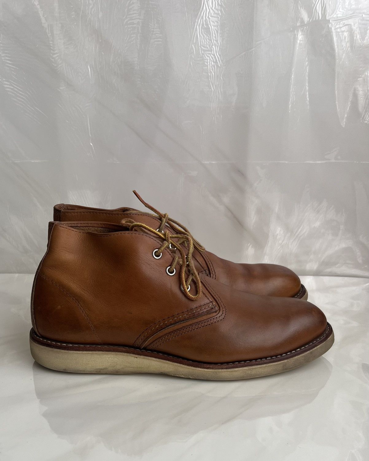 Red Wing Red wing #3140 Heritage work chukka brown leather boot Sz 10 Size US 10 / EU 43 - 4 Thumbnail