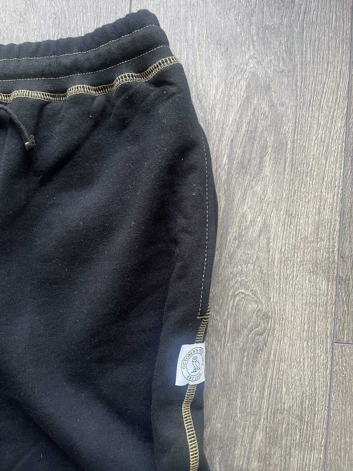 October's Very Own October’s Very Own Black Stitch Sweatpants Size US 31 - 3 Thumbnail