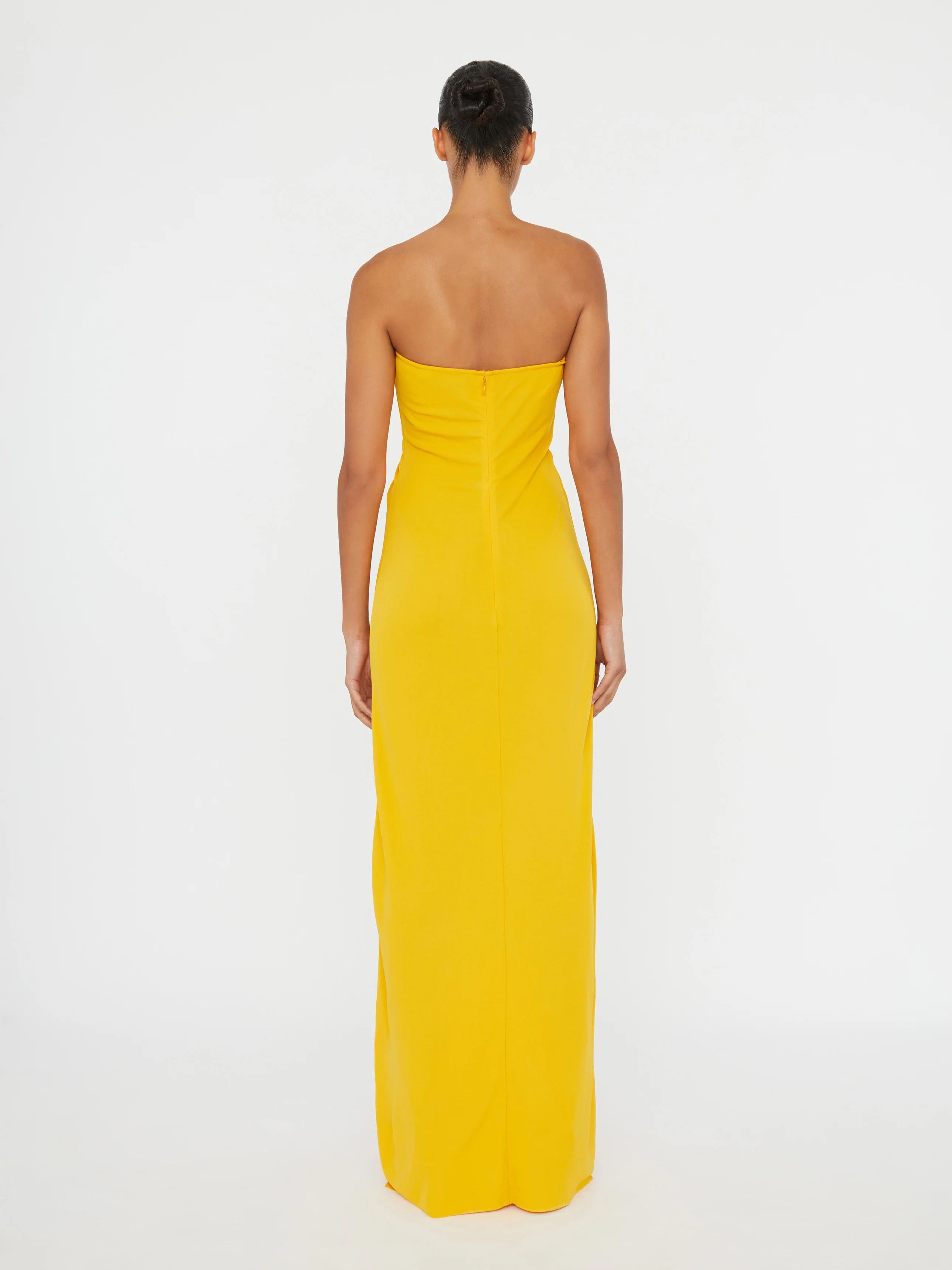 Christopher Esber Arced Palm Strapless Dress Size XS / US 0-2 / IT 36-38 - 3 Thumbnail