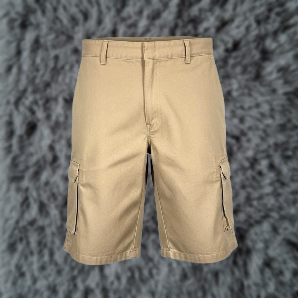 Dickies Dickies Shorts Mens 40 Beige Cargo Regular Fit Stretch Canvas 12 Inseam Pockets Size US 40 / EU 56 - 1 Thumbnail