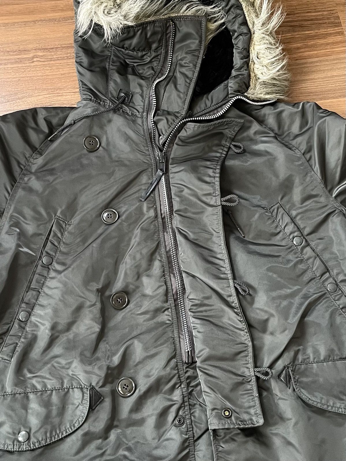 Alpha Industries Vtg Alpha N-3B MIL-J-6279 Cold Weather Parka US Air Force Size US L / EU 52-54 / 3 - 4 Thumbnail