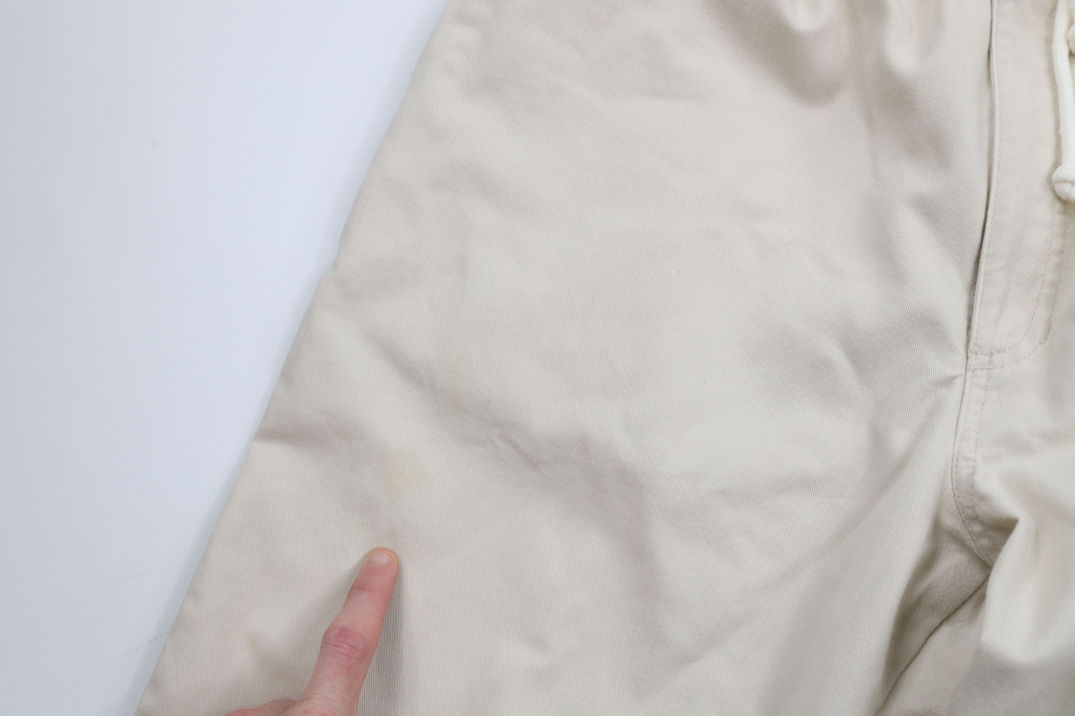 Lands' End × Vintage Vintage 90s Lands End Wide Leg Cotton Twill Pants Beige USA Size US 38 / EU 54 - 6 Thumbnail