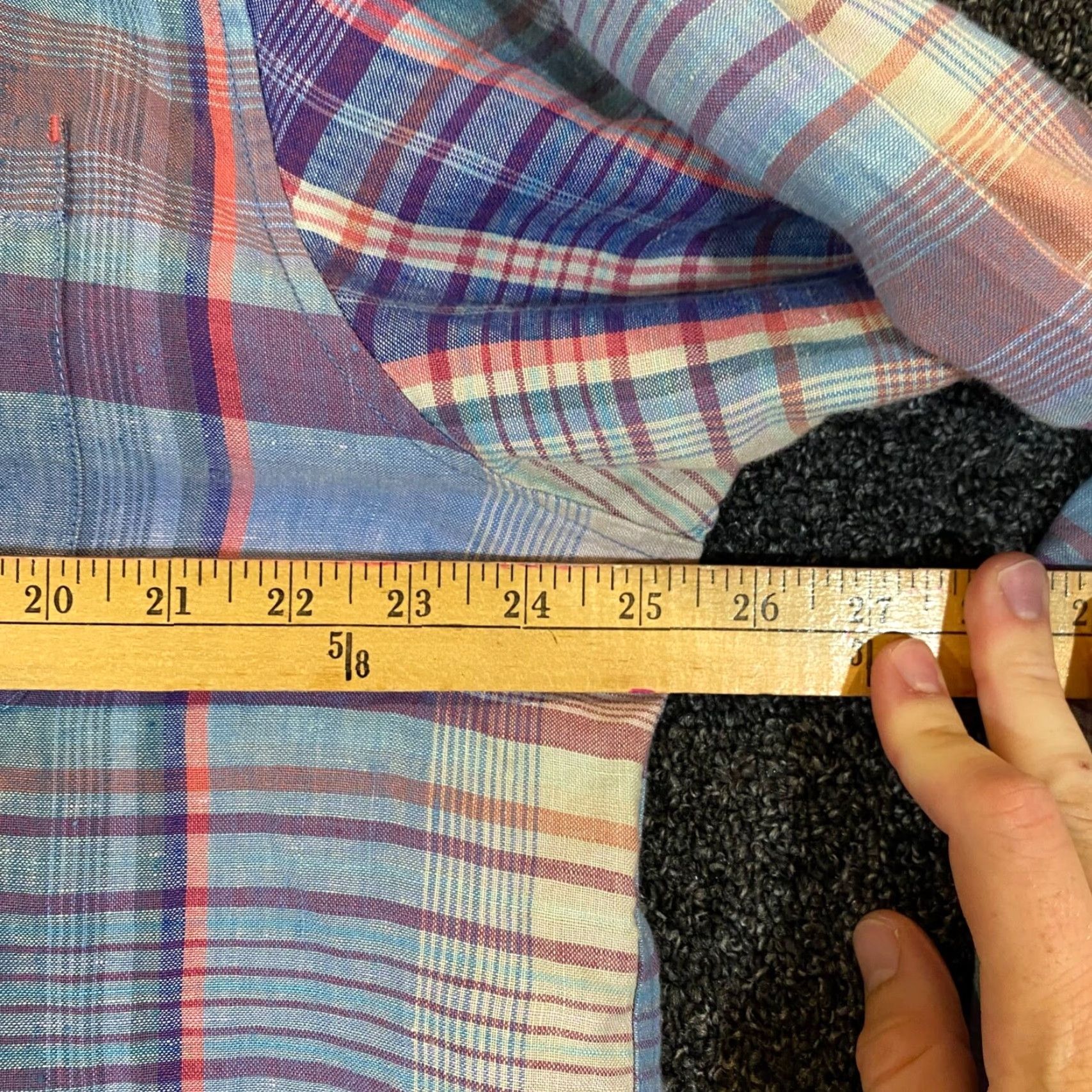 Tommy Bahama Tommy Bahama Shirt Mens XL Blue Multicolor Plaid Button Up Hawaiian Linen Long Size US XL / EU 56 / 4 - 7 Thumbnail