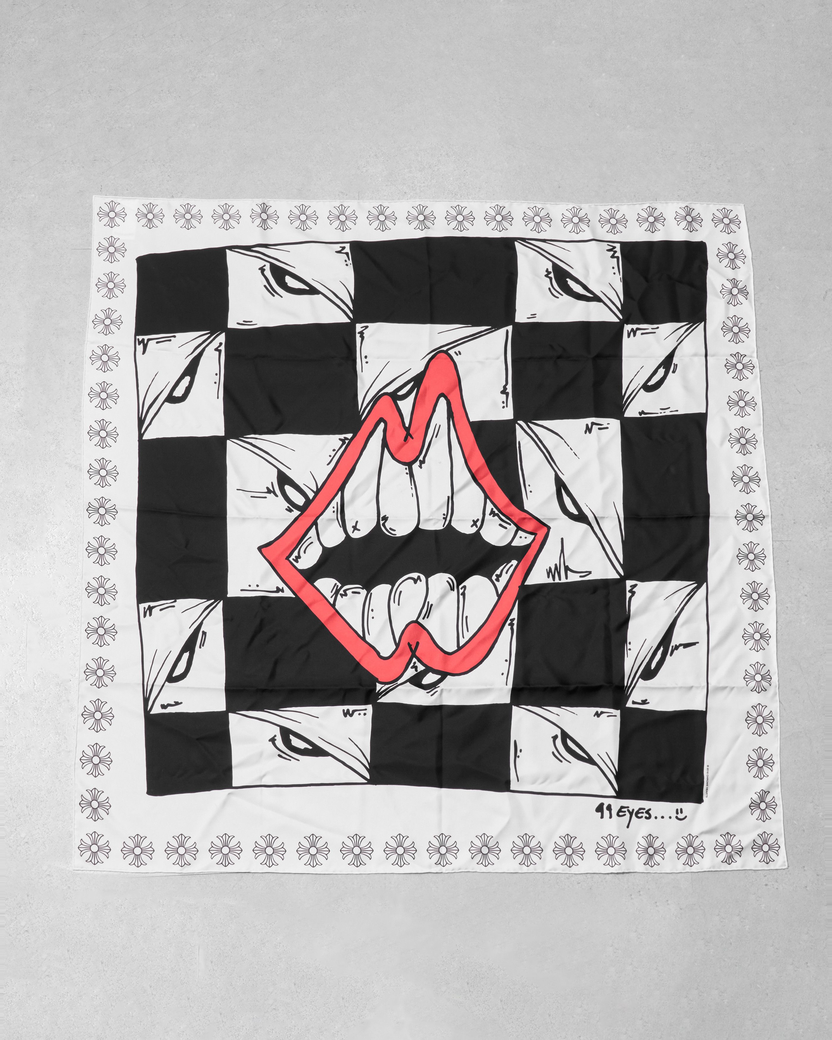 Chrome Hearts CHROME HEARTS X Matty Boy 99 Eyes Chomper Scarf