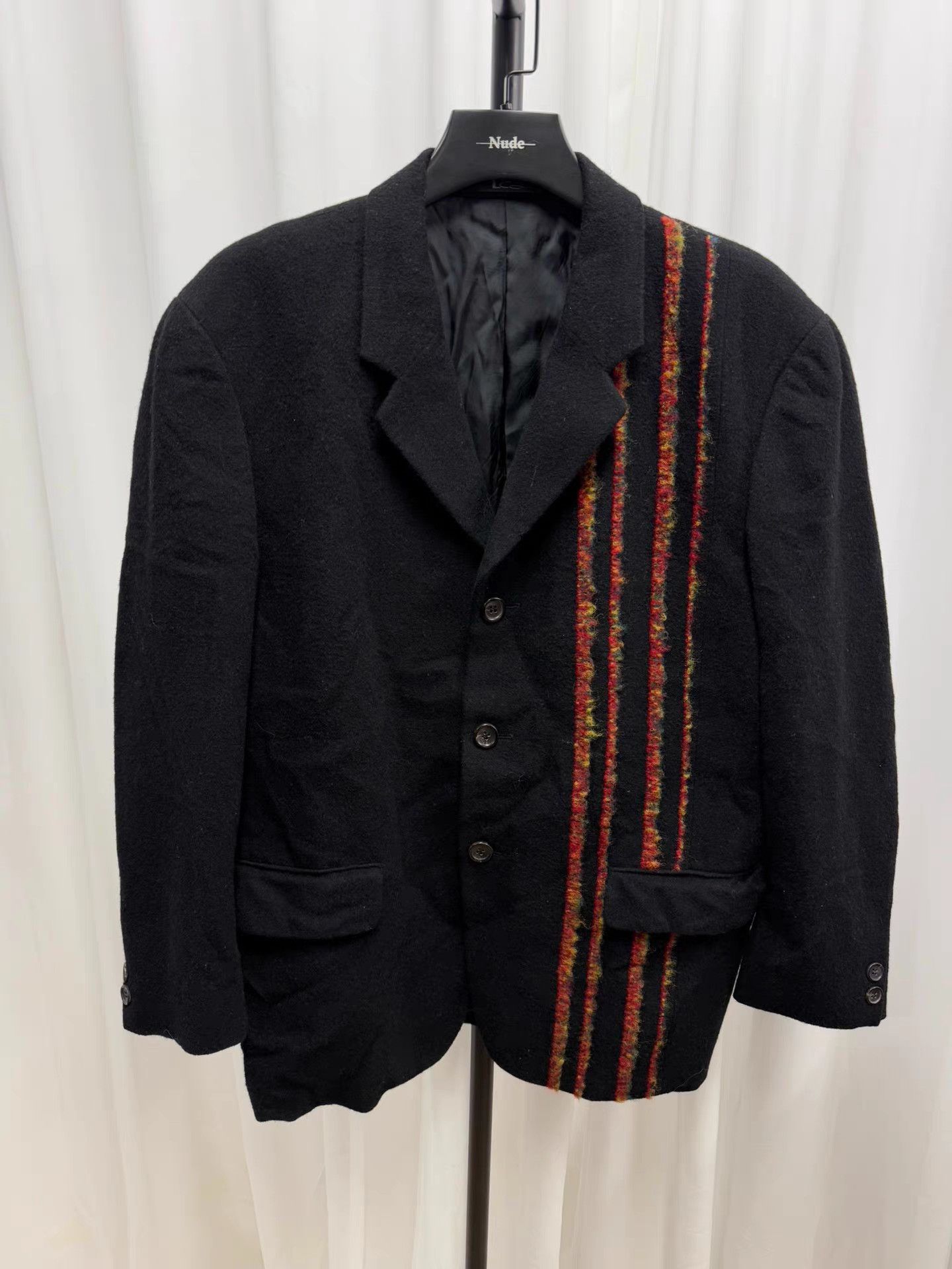 Yohji Yamamoto yohji yamamoto y's for men LQMEN Vintage Panel Fur Knit K20 Size US L / EU 52-54 / 3 - 1 Thumbnail