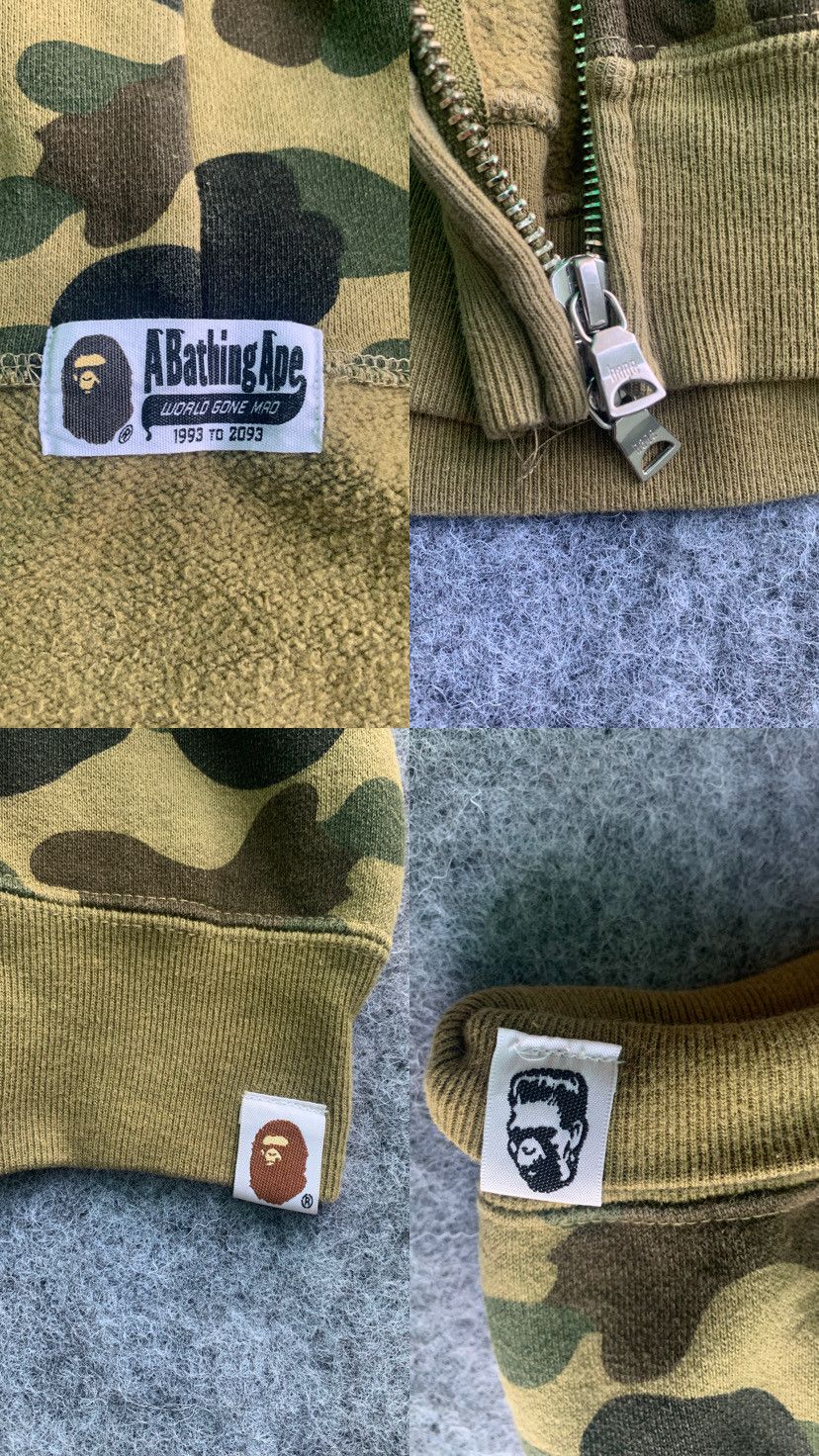 Bape 1st Camo PONR Shark Full Zip Hoodie Size ONE SIZE - 7 Thumbnail