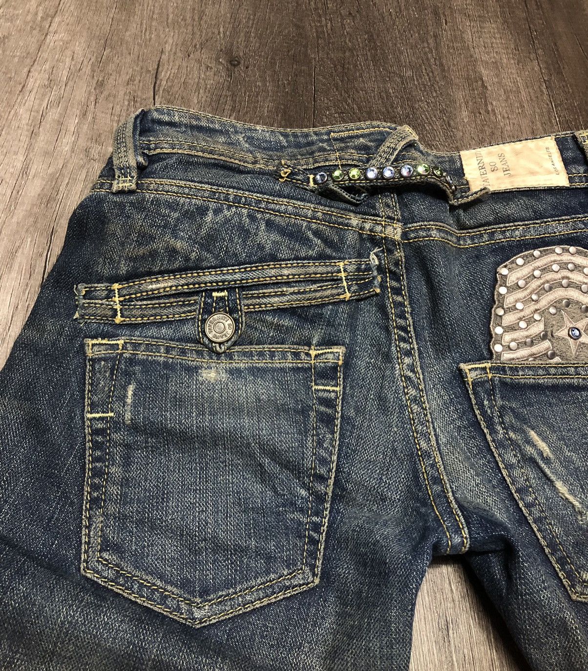Taverniti × Vintage Distressed Denim Taverniti Jeans Courtney Flare Design Size 27" / US 4 / IT 40 - 18 Thumbnail