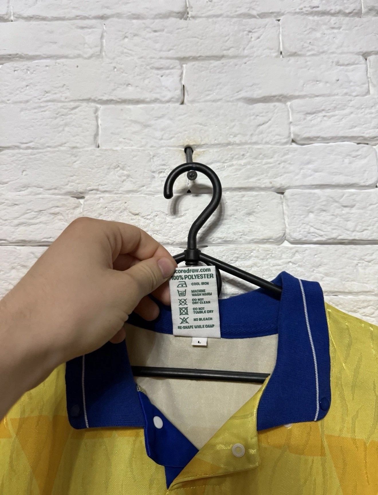 Other Leeds United Away Jersey Retro Football Shirt Score Draw Size US L / EU 52-54 / 3 - 4 Thumbnail