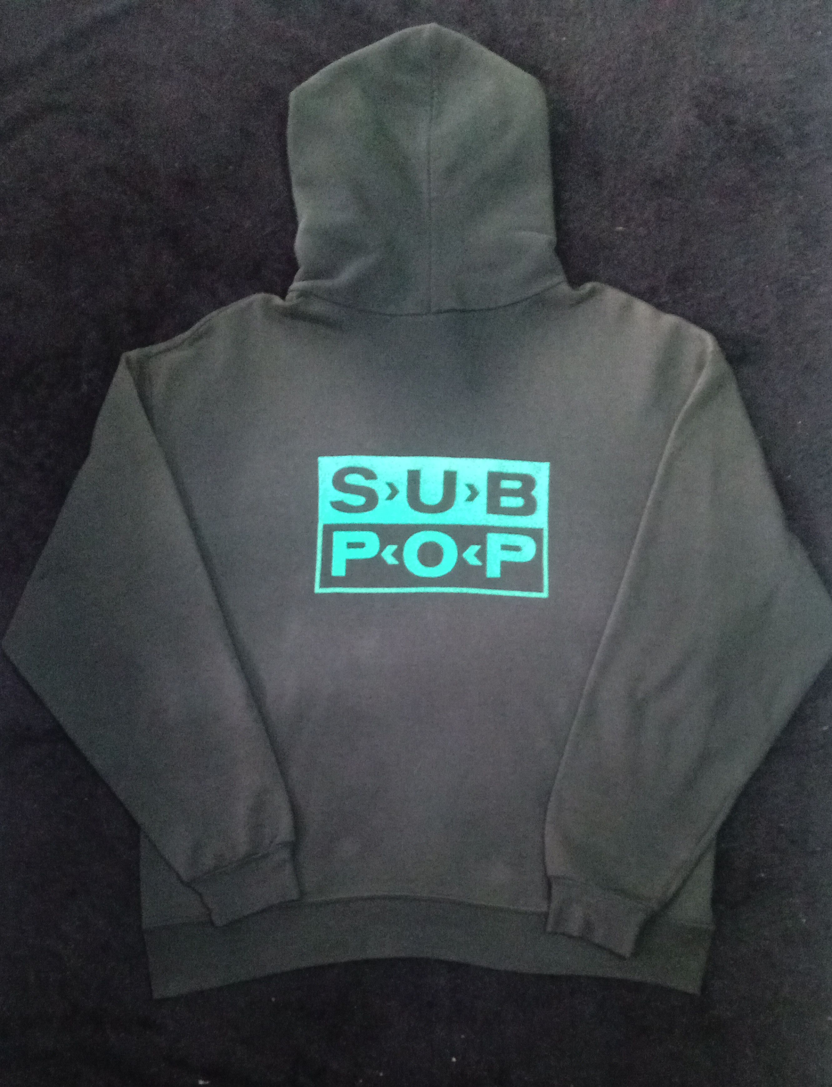 Vintage Vintage 90s Sub Pop Hoodie Rockboss,Nirvana,AIC Size US L / EU 52-54 / 3 - 6 Thumbnail