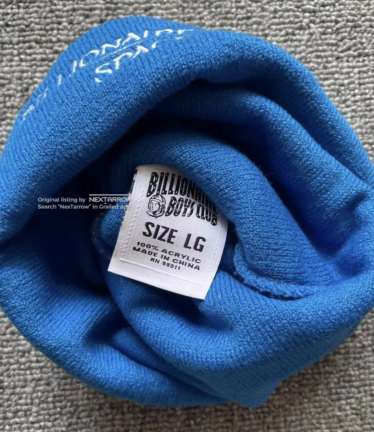 Bbc Embroidered Knitted Christmas Beanie, Men's — image 5 of 6