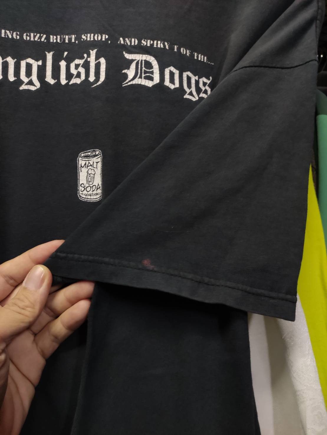 Band Tees Vtg 90's English Dogs " All the World's a Rage " Album Promo Size US XL / EU 56 / 4 - 12 Thumbnail