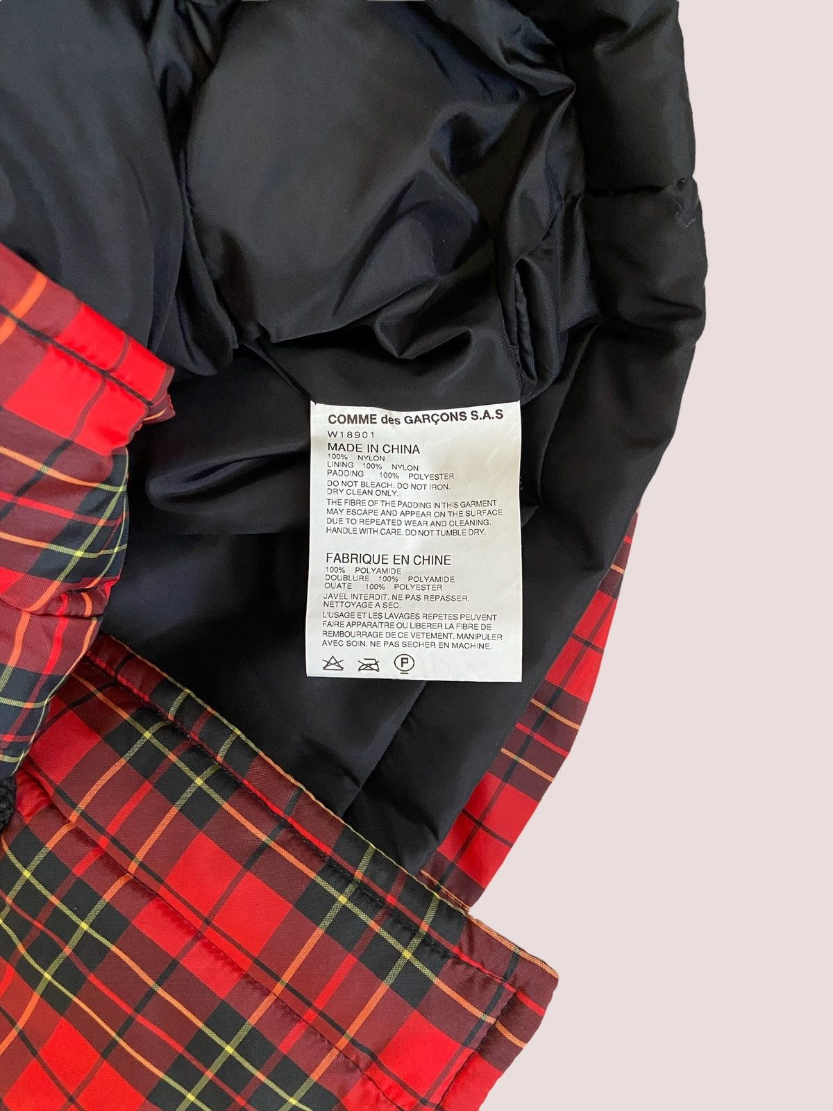 Comme des Garcons SHIRT Tri Color Plaid Puffer Jacket Size US M / EU 48-50 / 2 - 4 Thumbnail