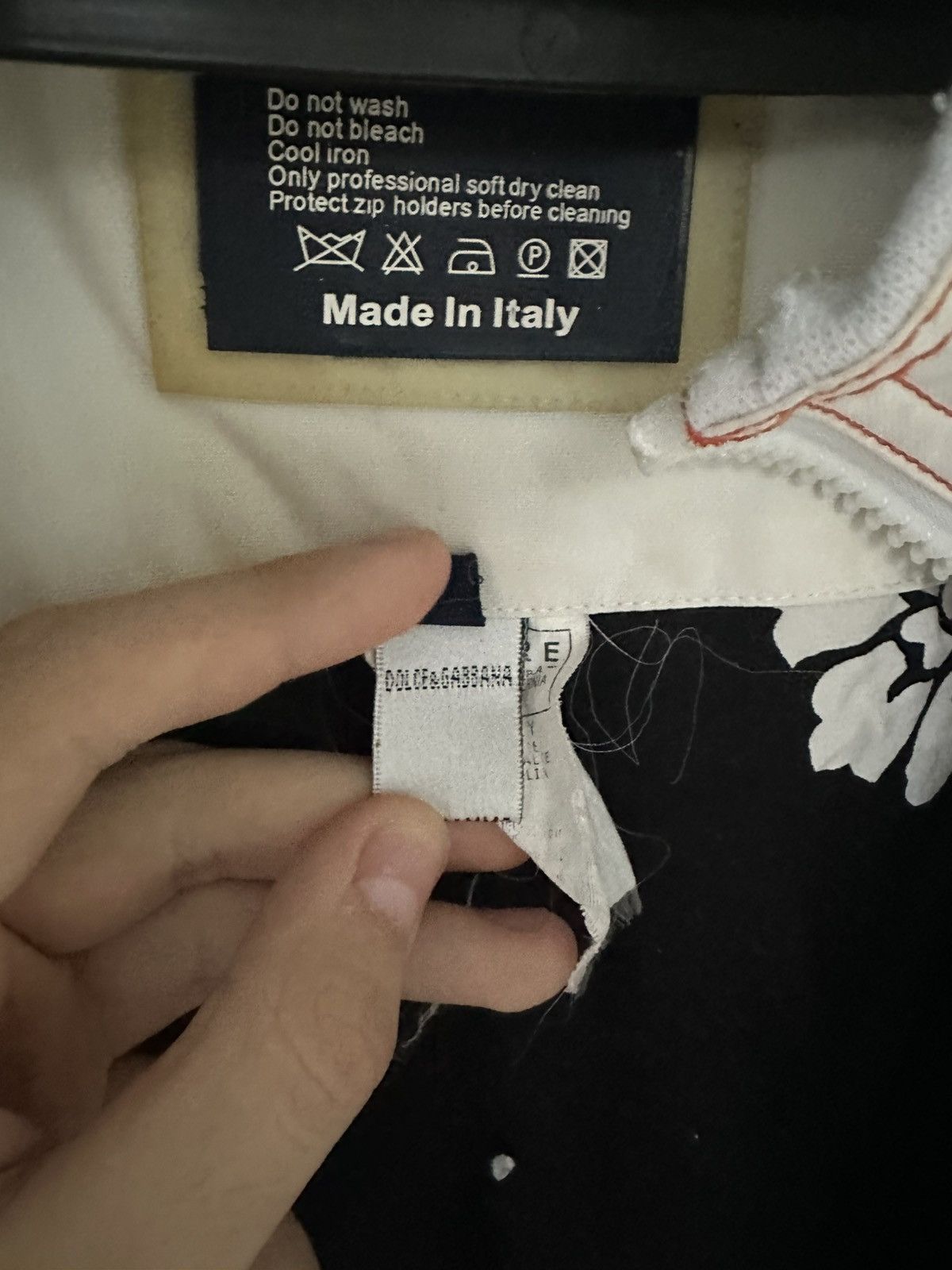 Dolce & Gabbana × Vintage Vintage Dolce Gabbana Nylon White Jacket Y2K Fit Size US L / EU 52-54 / 3 - 18 Thumbnail