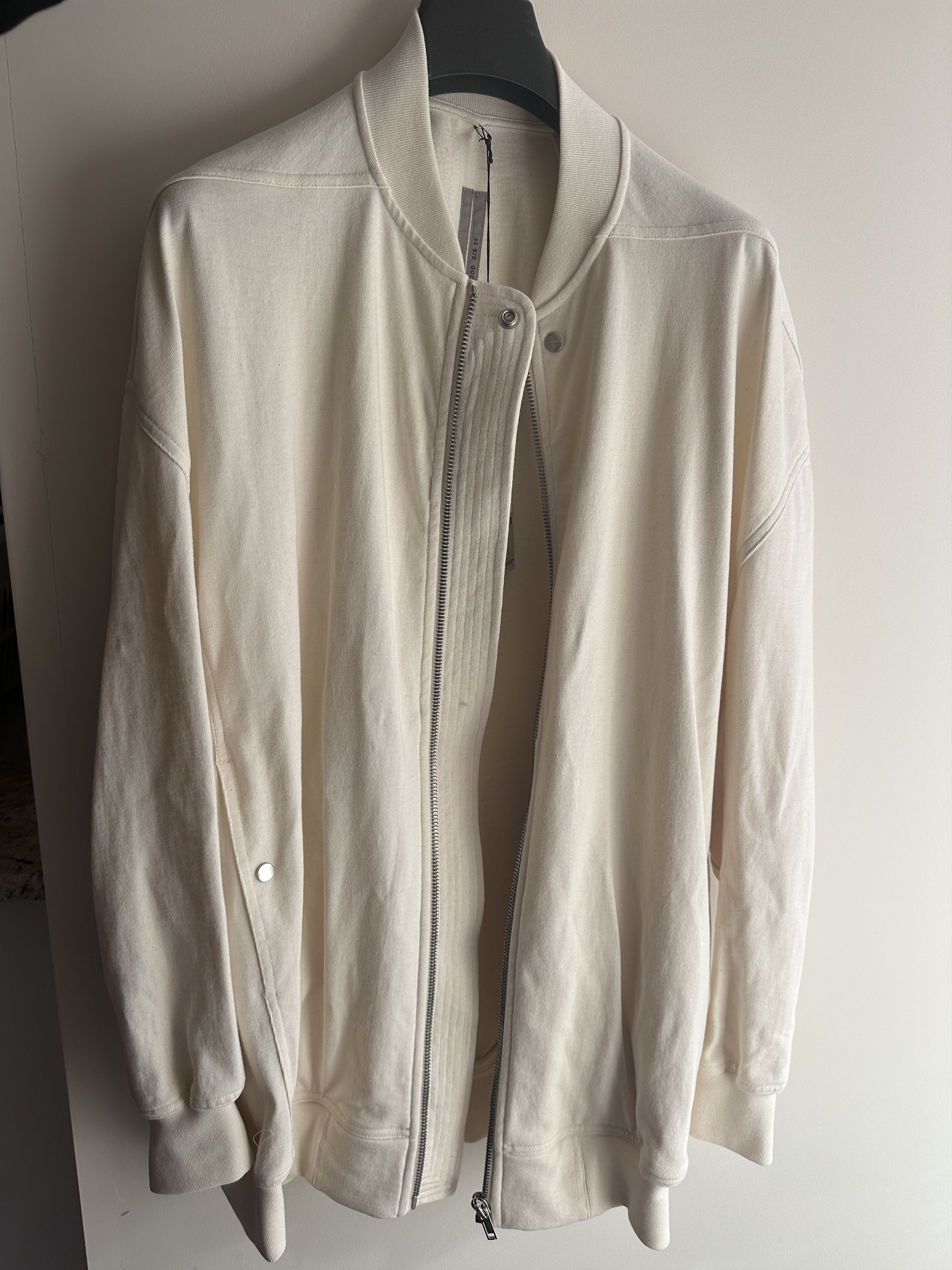 Rick Owens Rick Owens Off-White Hollywood Jumbo Flight Bomber Jacket Size US L / EU 52-54 / 3 - 1 Thumbnail