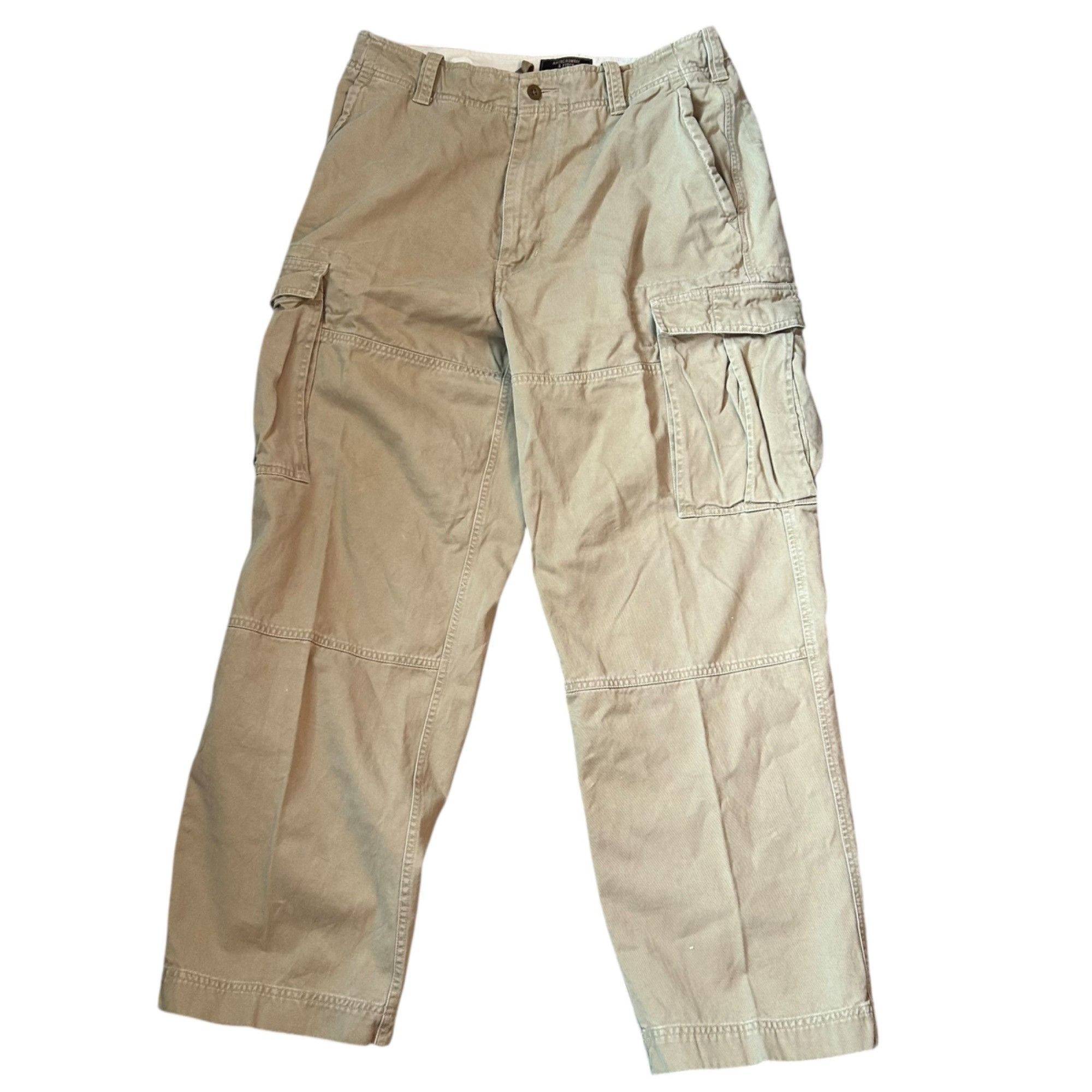 Abercrombie & Fitch Vintage Abercrombie And Fitch Utilitarian Y2K Grunge Tan Car Size US 32 / EU 48 - 1 Thumbnail