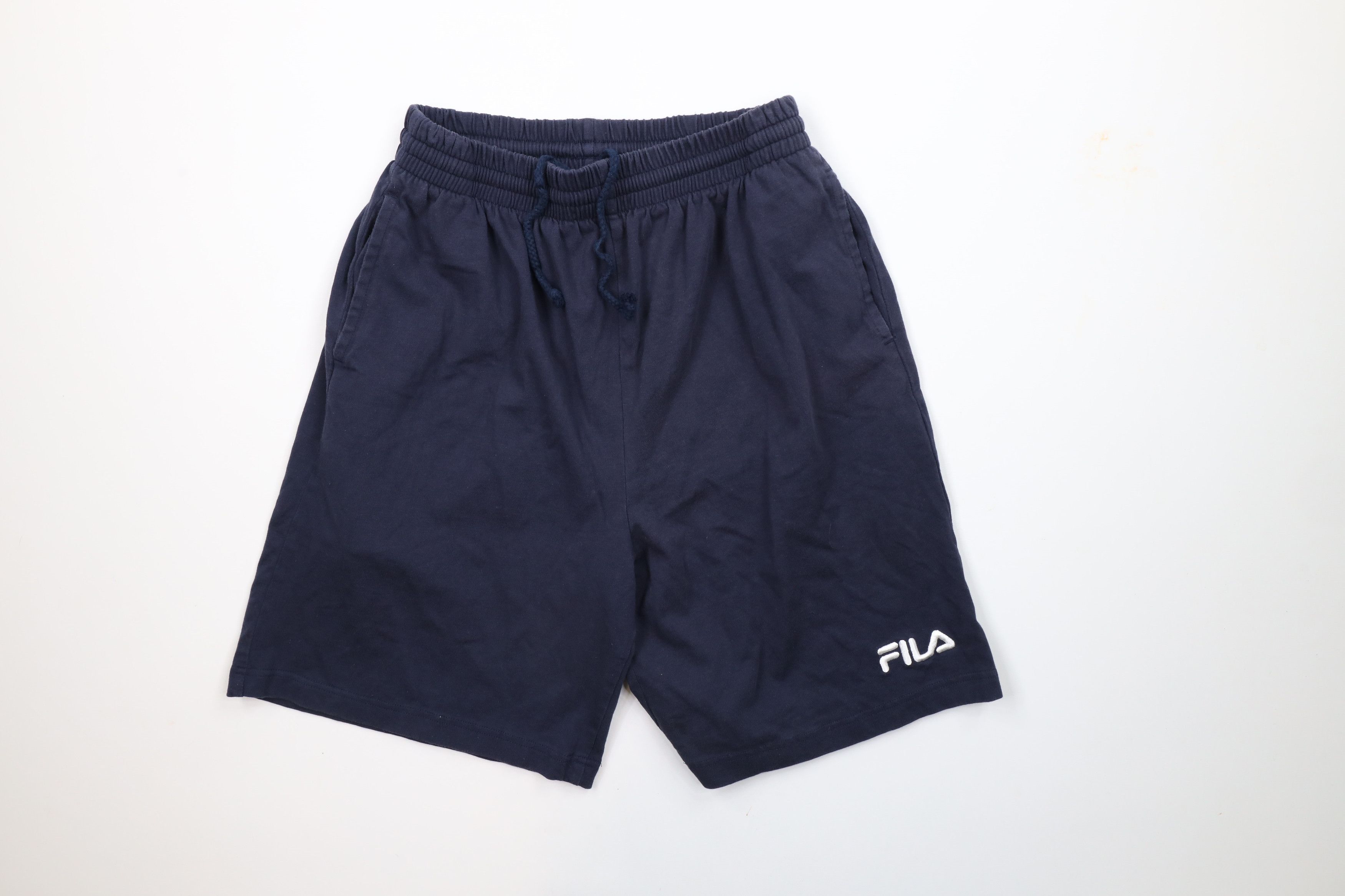Fila × Vintage Vintage 90s Fila Out Above Knee Heavyweight Cotton Shorts Size US 34 / EU 50 - 1 Thumbnail