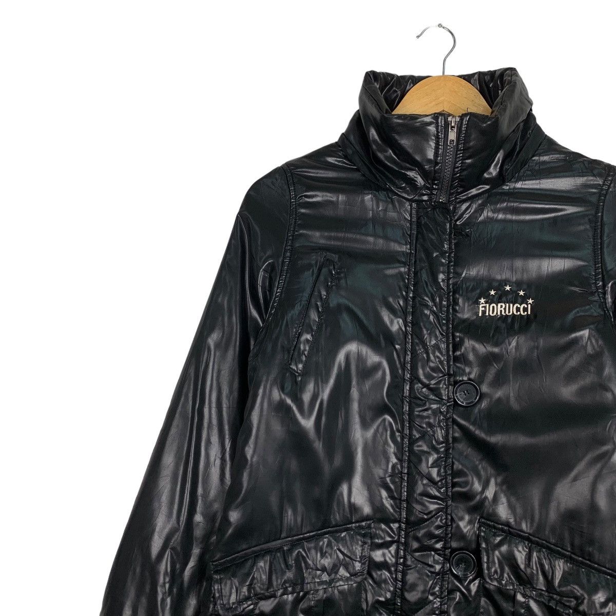 Fiorucci FLORUCCI Small Logo Black Puffer Down Youth Jacket #0971-C43 Size XXS / US 00 / IT 34 - 3 Thumbnail