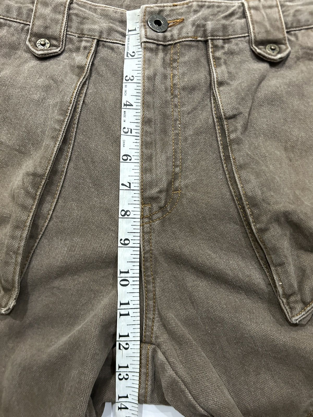 Japanese Brand Y2K Baggy Cargo KaKamer-ri Loose Style Size US 35 - 13 Thumbnail