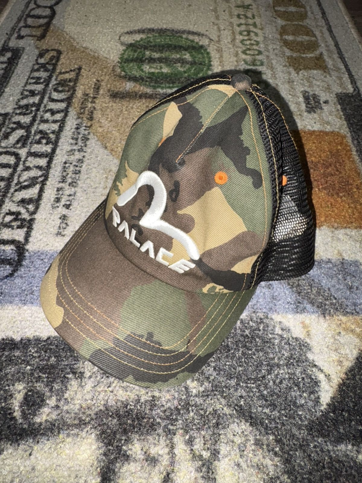 Palace × Spitfire Palace X Spitfire Live To Bun Mesh Trucker