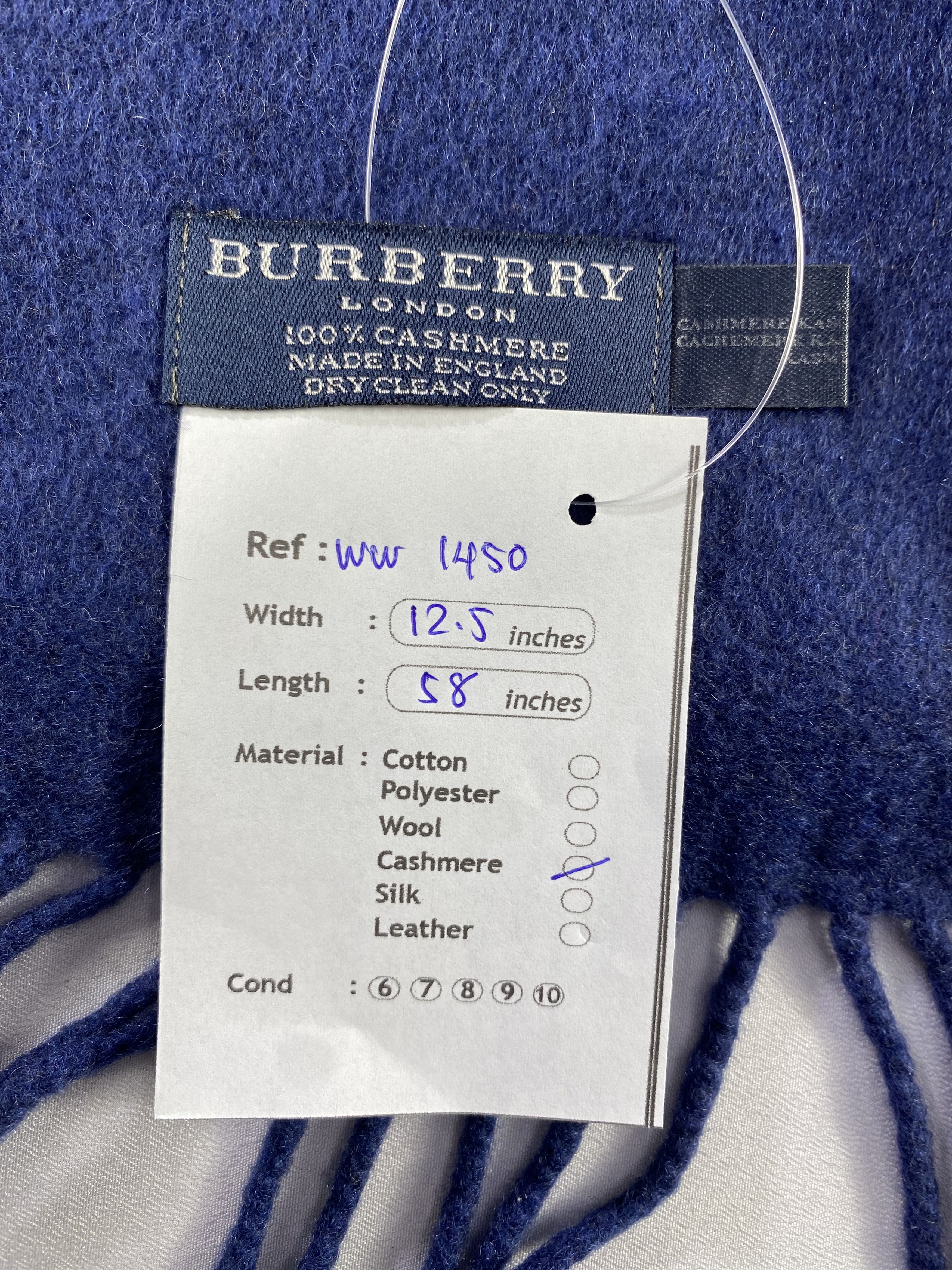 Burberry × Vintage Burberry Scarf / Muffler / Neckwear - WW1450 Size ONE SIZE - 6 Thumbnail