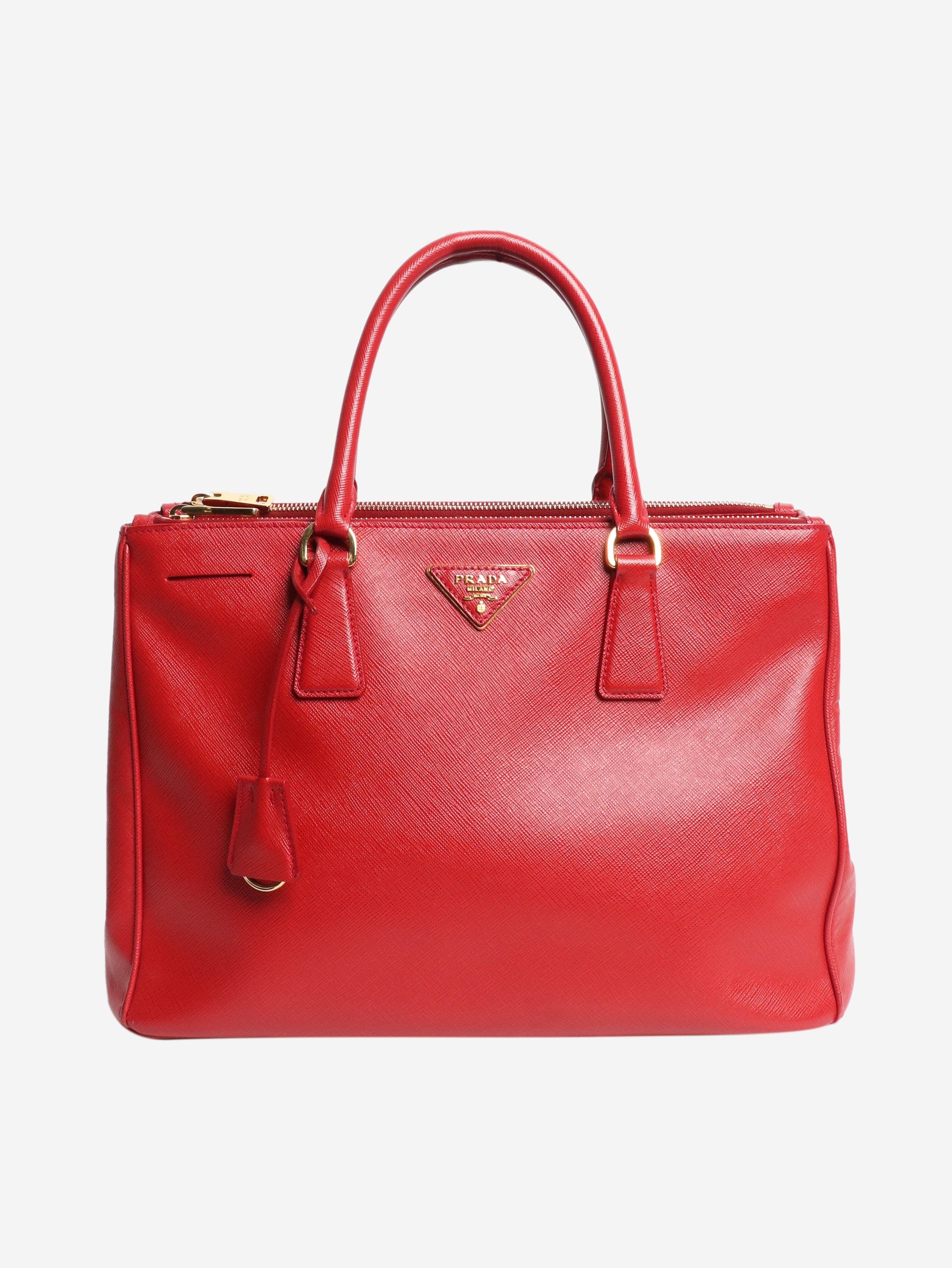 Prada Red Galleria tote bag Size ONE SIZE - 1 Thumbnail