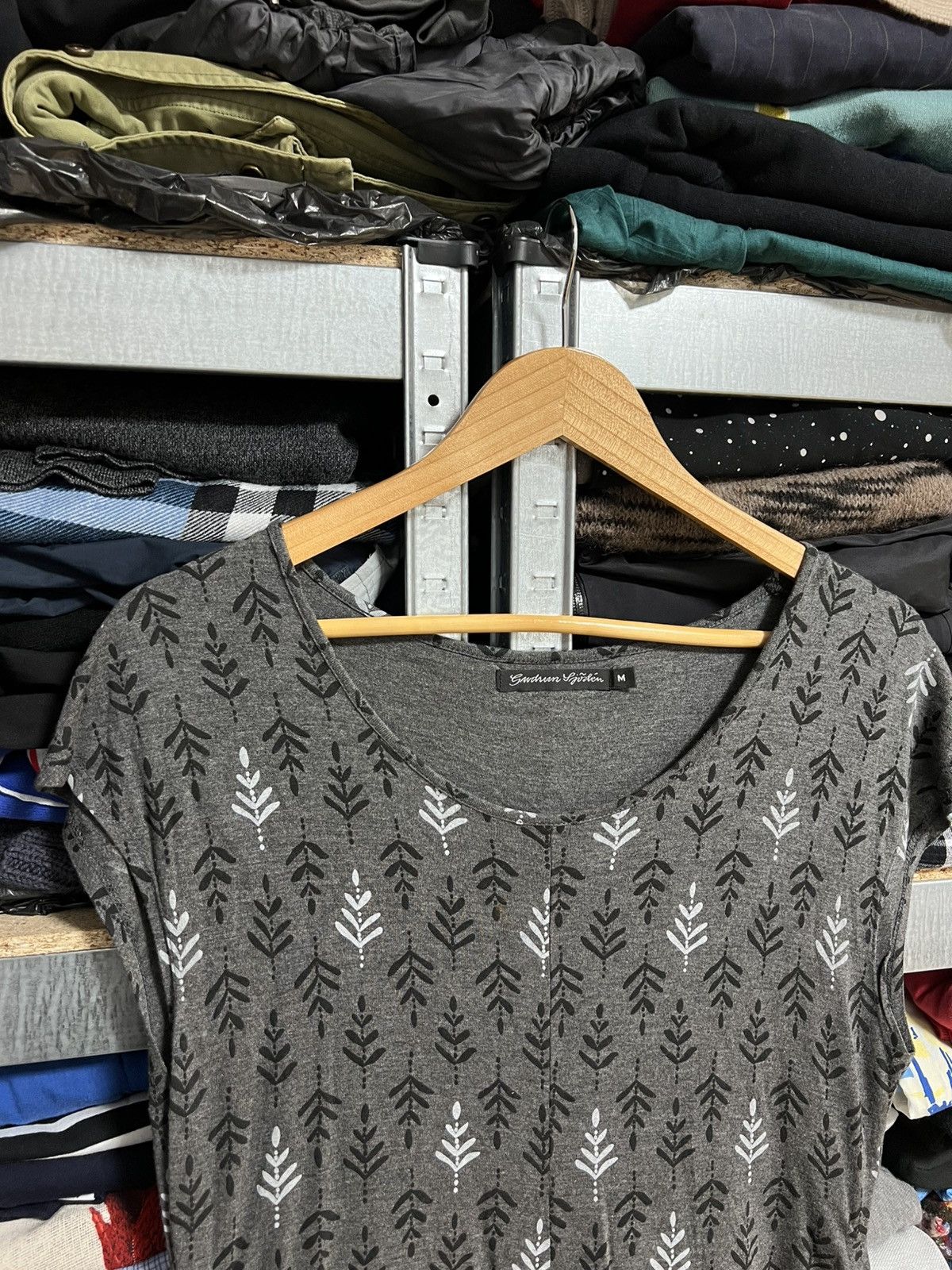 Other Gudrun Sjoden Women’s Patterned Midi Tank Dress Sz M Sjöden Size M / US 6-8 / IT 42-44 - 2 Thumbnail