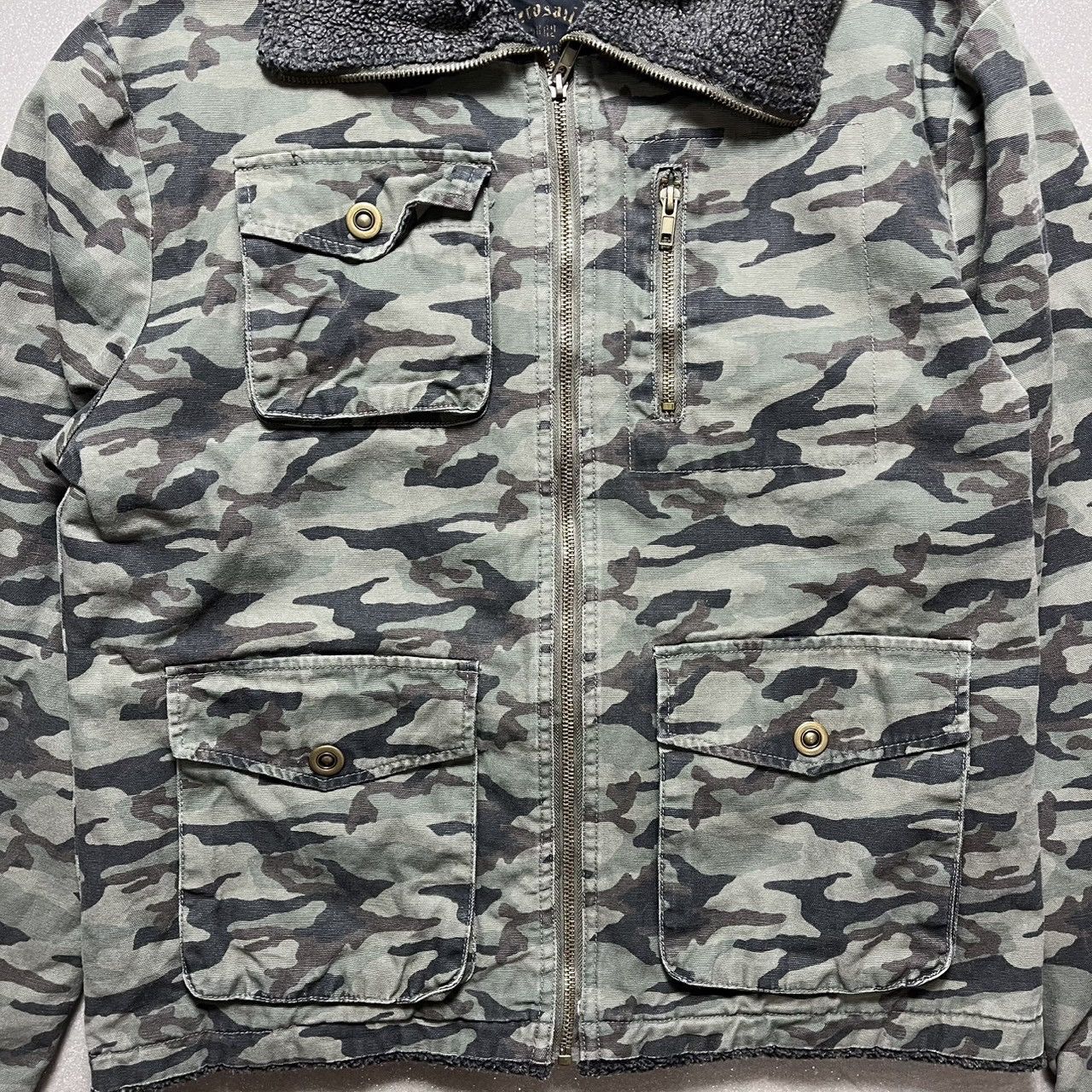 If Six Was Nine × Japanese Brand × Le Grande Bleu (L.G.B.) Japanese Brand Camouflage Multipocket Sherpa Jacket Size US M / EU 48-50 / 2 - 3 Thumbnail