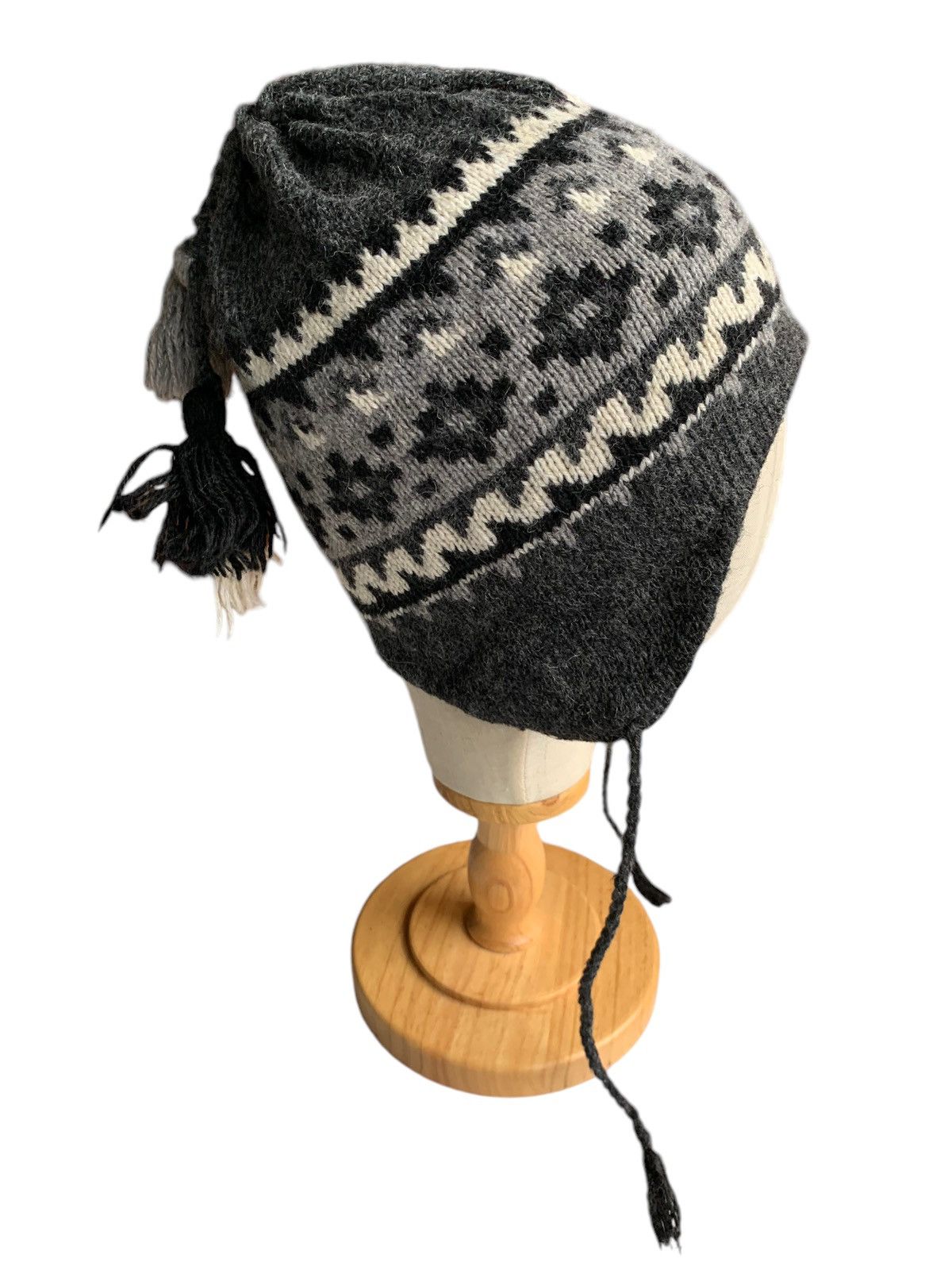 Japanese Brand × Kapital × Vintage Knitted Wool Made In Usa Earflap Winter Session Beanie Hats Size ONE SIZE - 4 Thumbnail