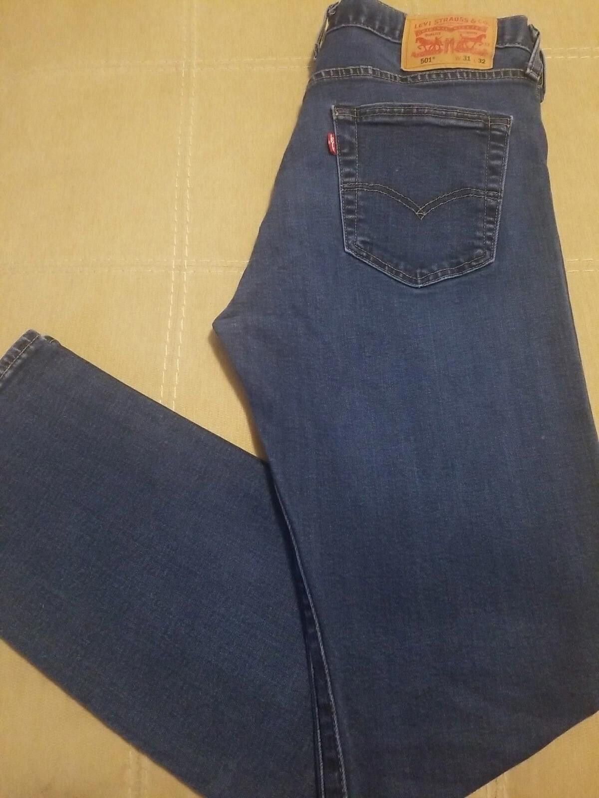 Levi's Levi's Big E Classic Blue Denim Jeans Mens 31x31 Button Fly Size US 32 / EU 48 - 2 Thumbnail